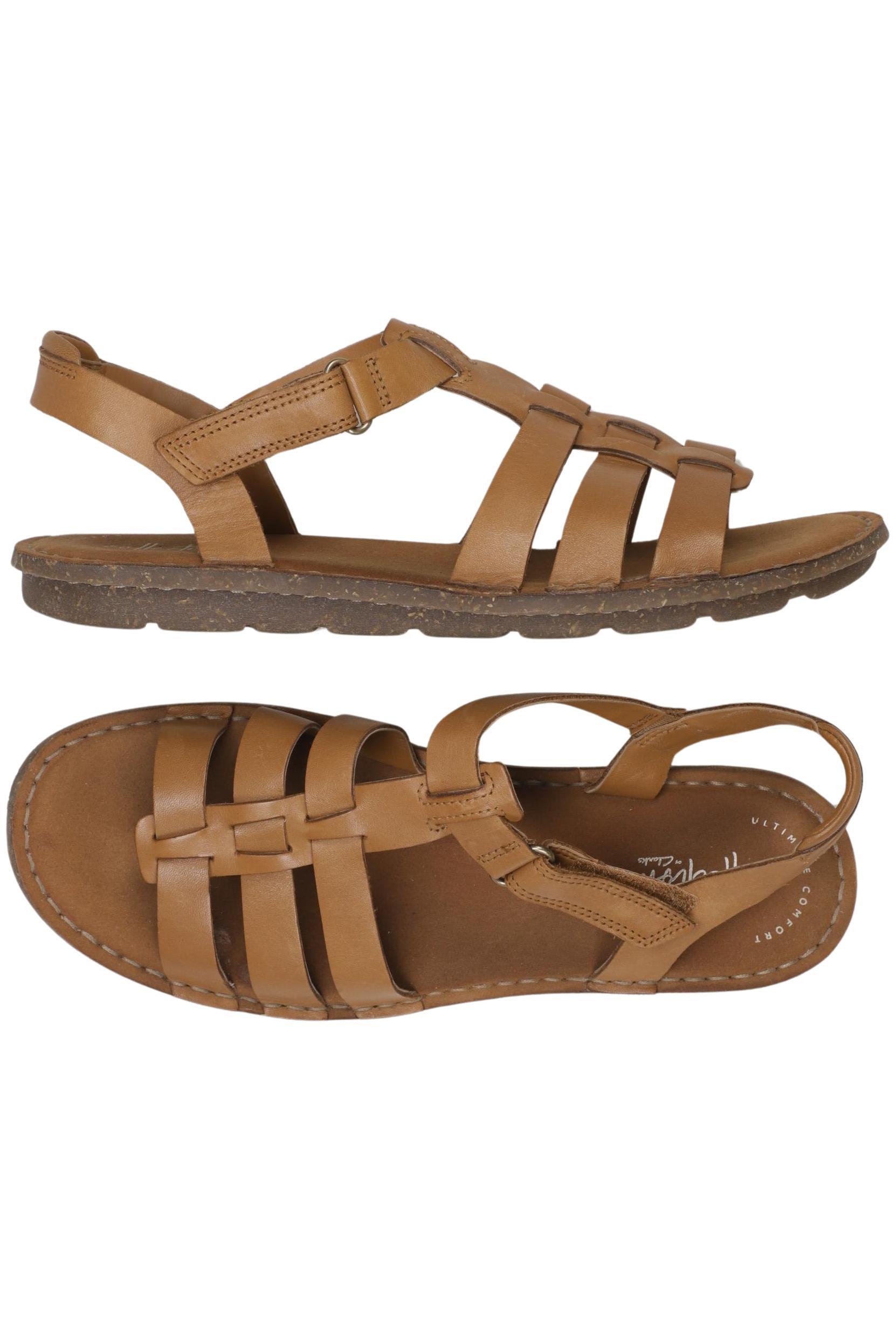 

Clarks Damen Sandale, braun, Gr. 40