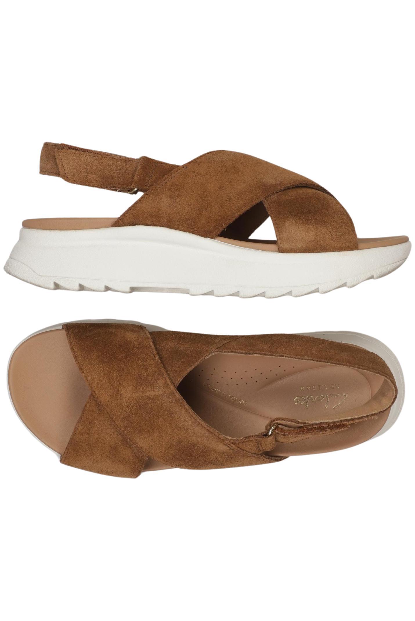 

Clarks Damen Sandale, braun, Gr. 37.5