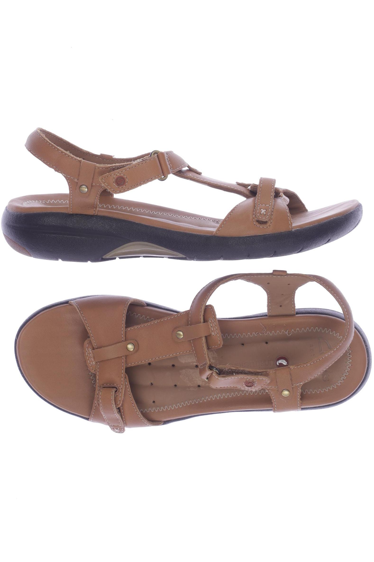 

Clarks Damen Sandale, beige, Gr. 39.5