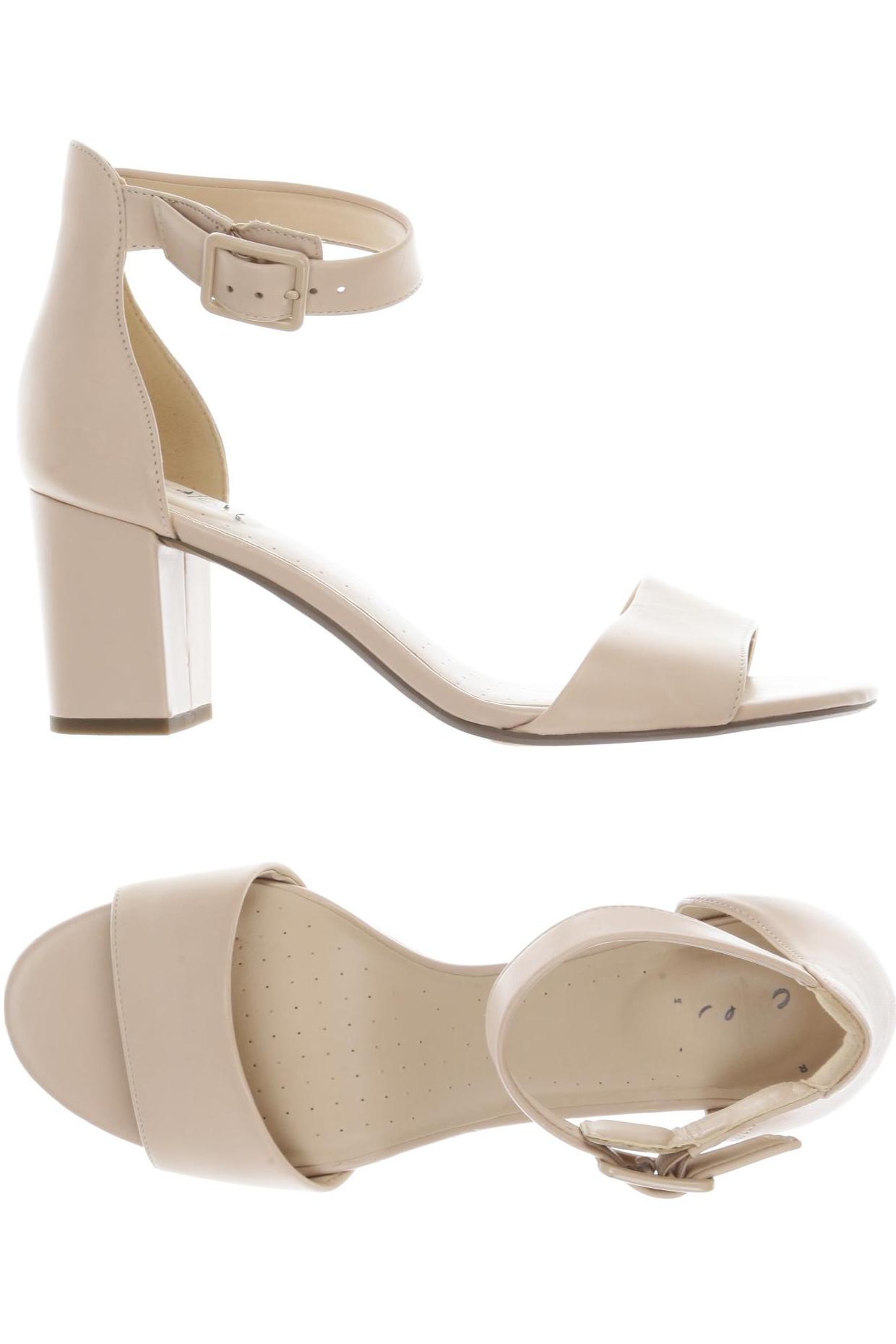 

Clarks Damen Sandale, beige, Gr. 38