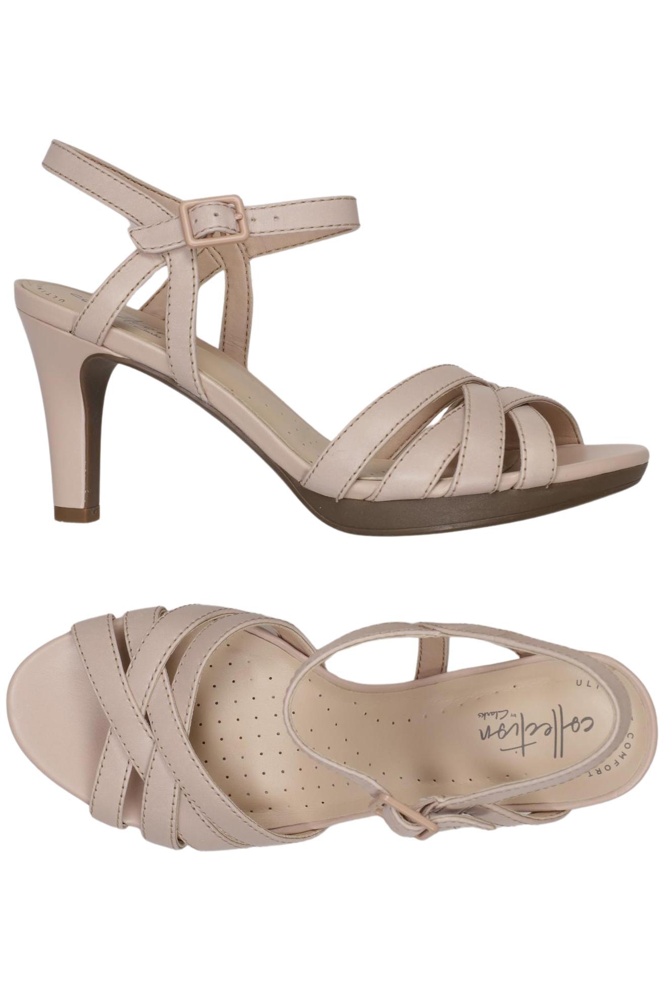 

Clarks Damen Sandale, beige, Gr. 38