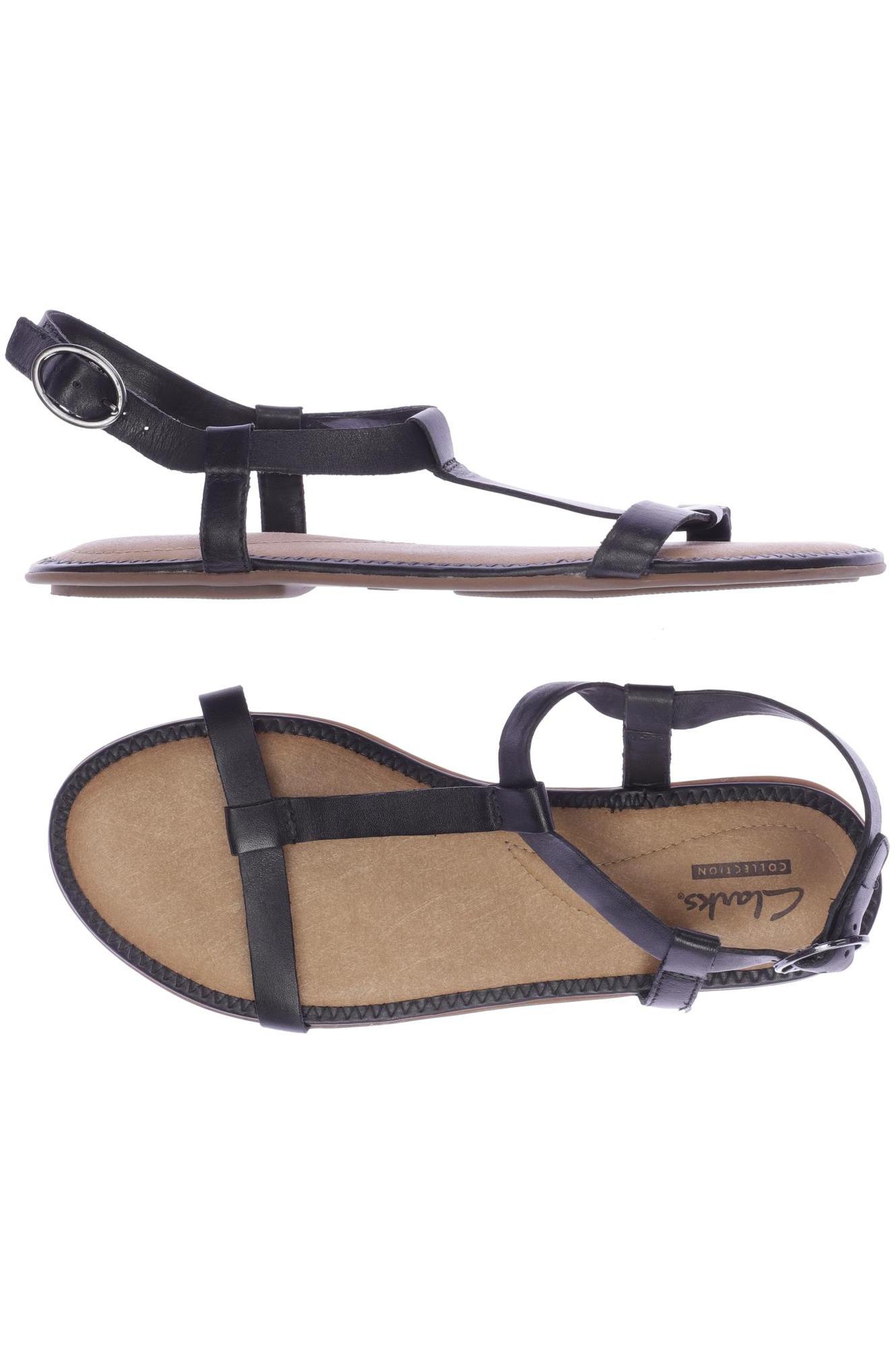 

Clarks Damen Sandale, schwarz, Gr. 38