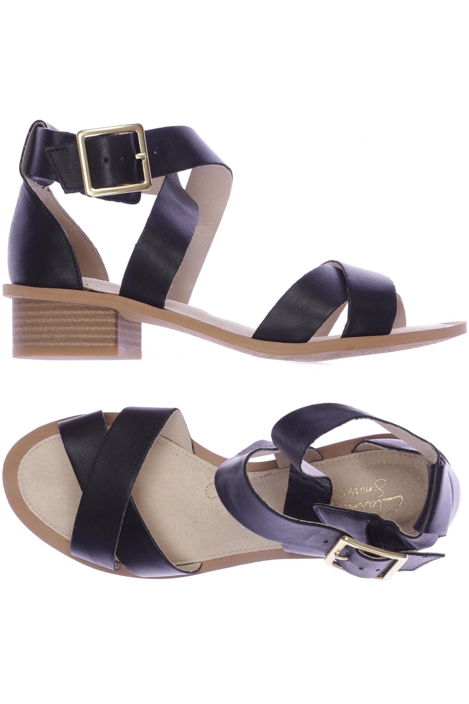

Clarks Damen Sandale, schwarz, Gr. 38