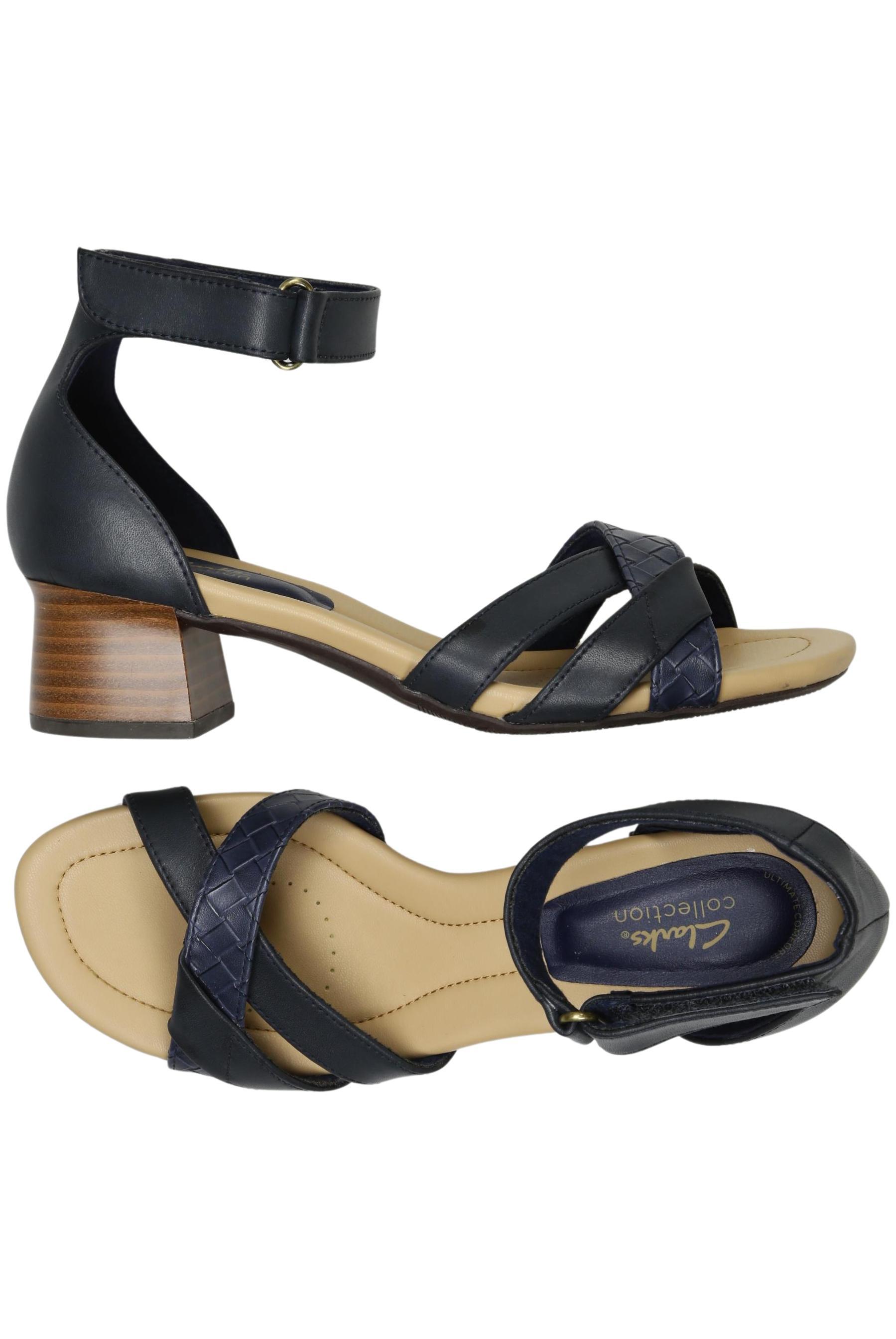 

Clarks Damen Sandale, marineblau, Gr. 38