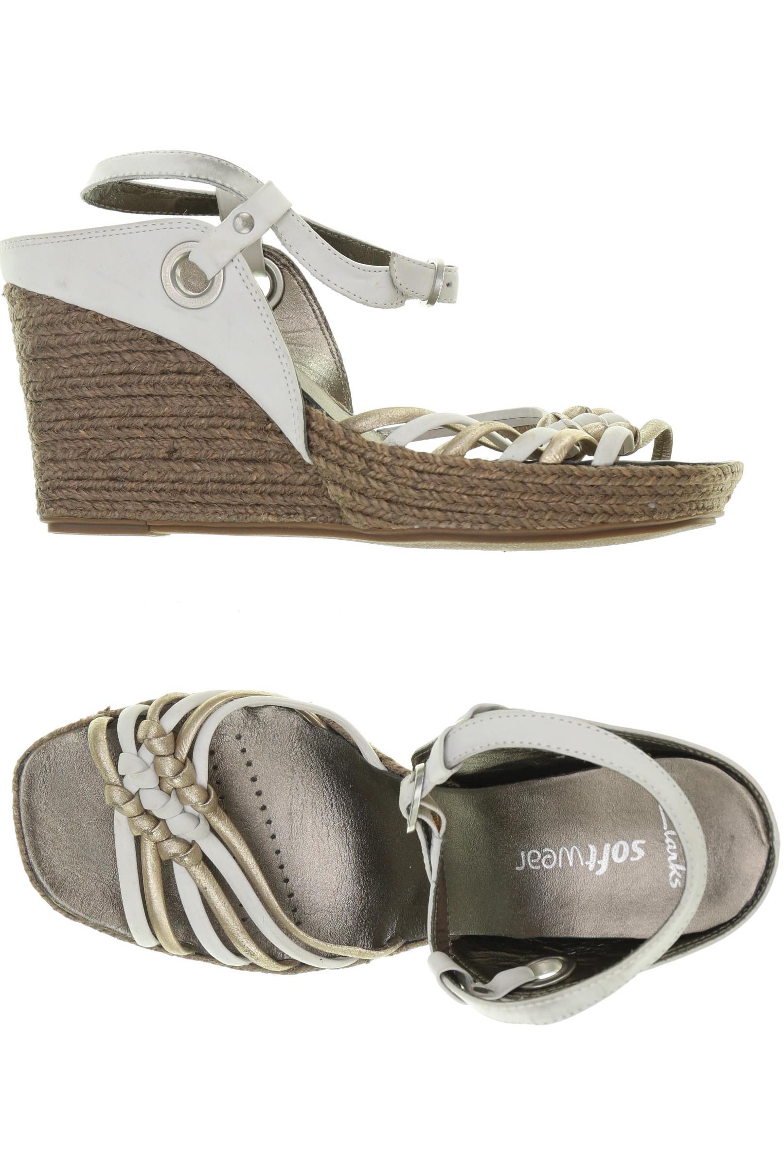 

Clarks Damen Sandale, beige, Gr. 5.5