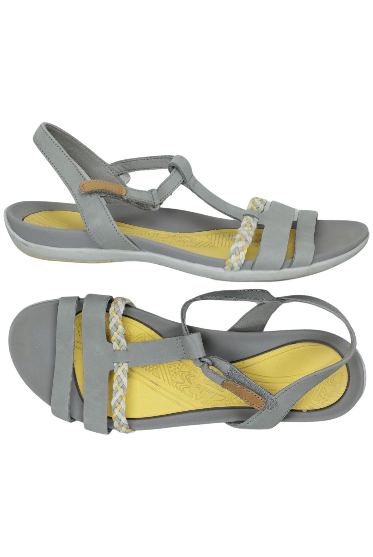 

Clarks Damen Sandale, grau, Gr. 38