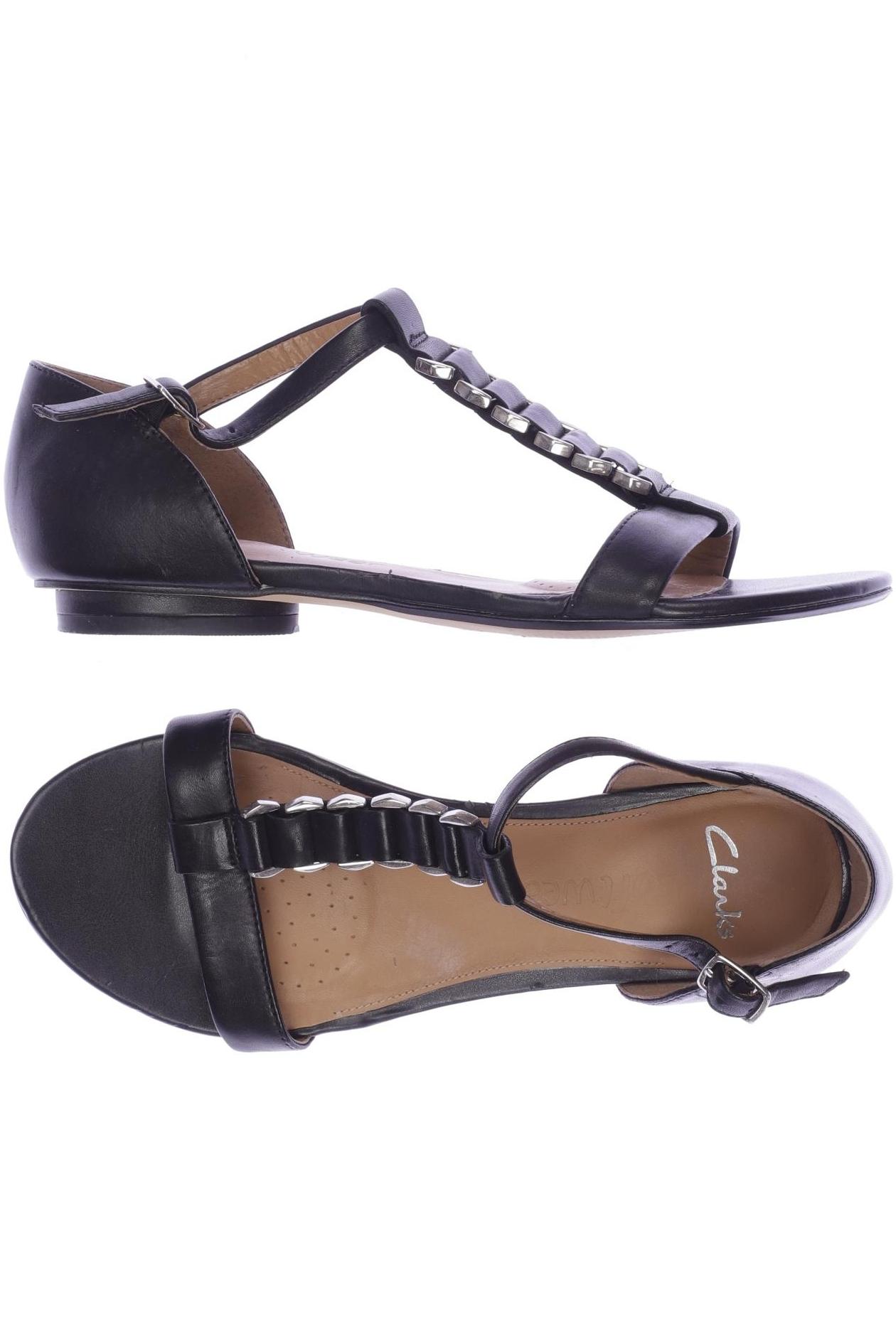 

Clarks Damen Sandale, schwarz, Gr. 3.5