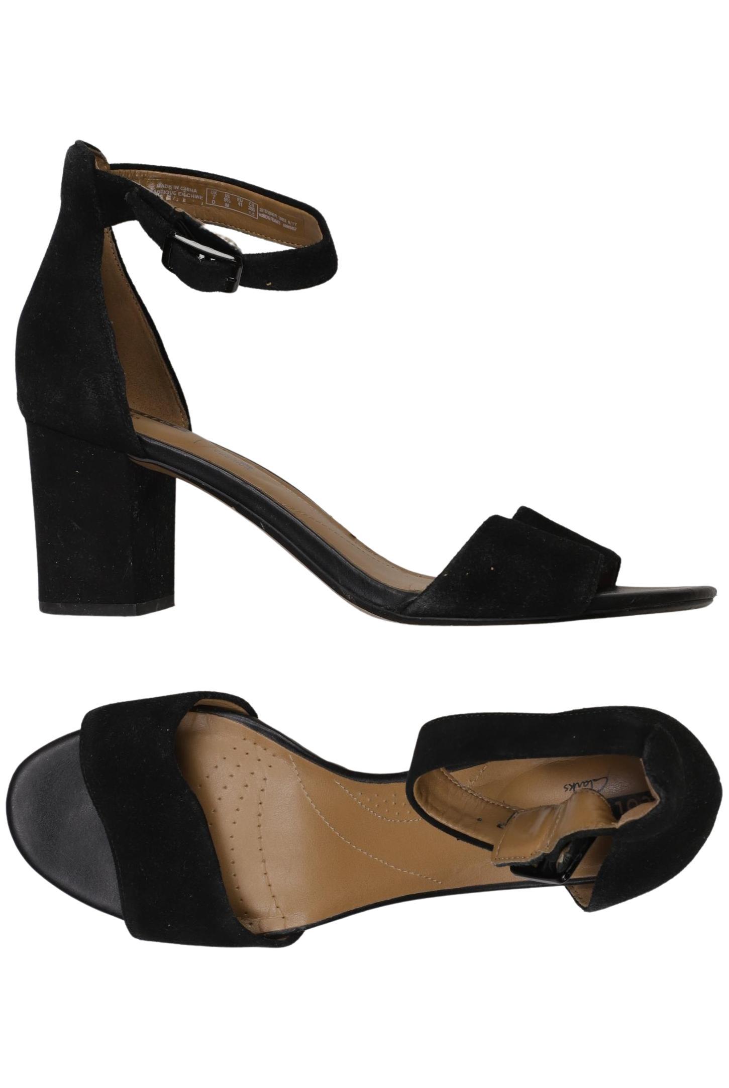 

Clarks Damen Sandale, schwarz, Gr. 41