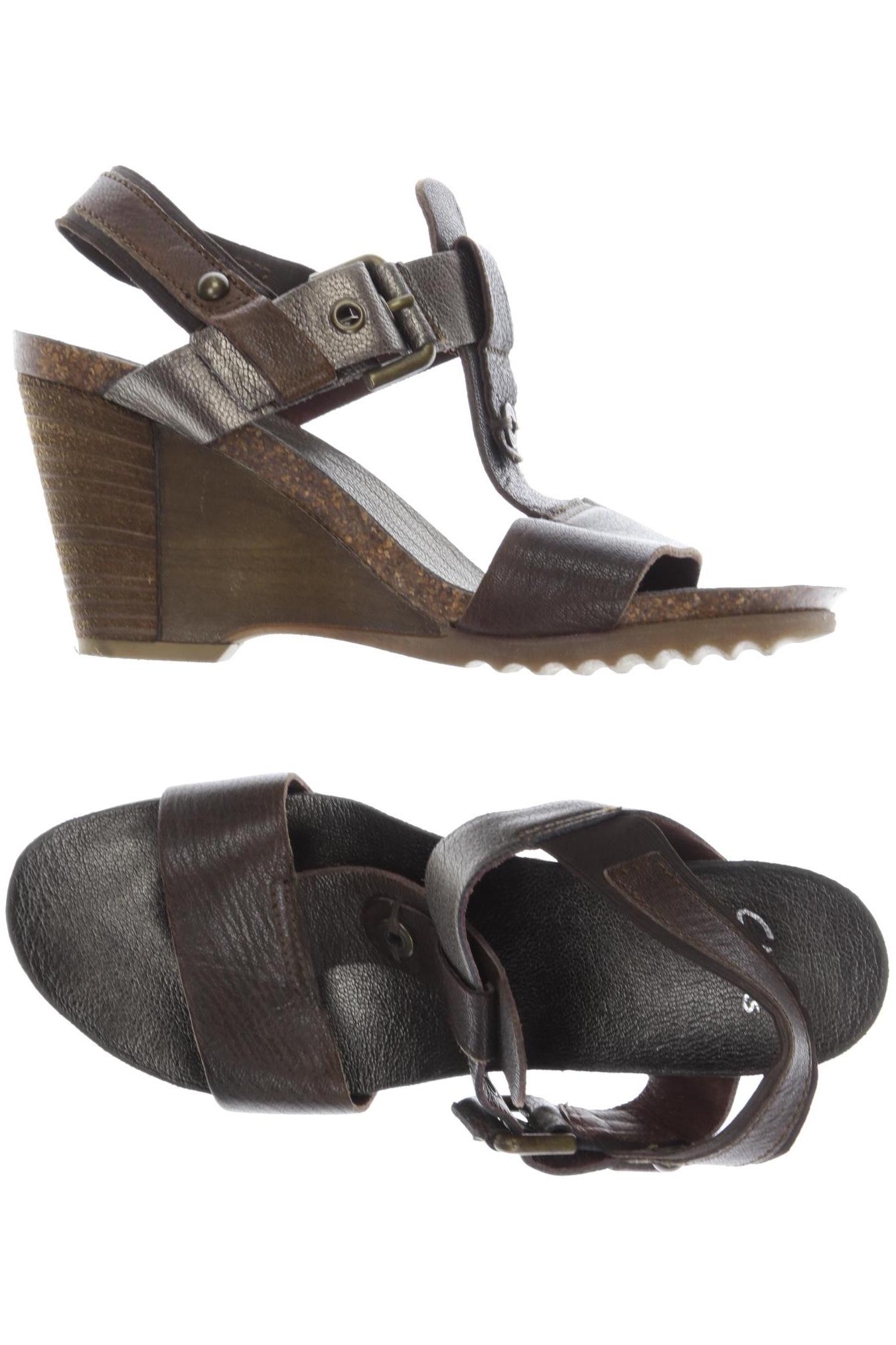 

Clarks Damen Sandale, braun, Gr. 5