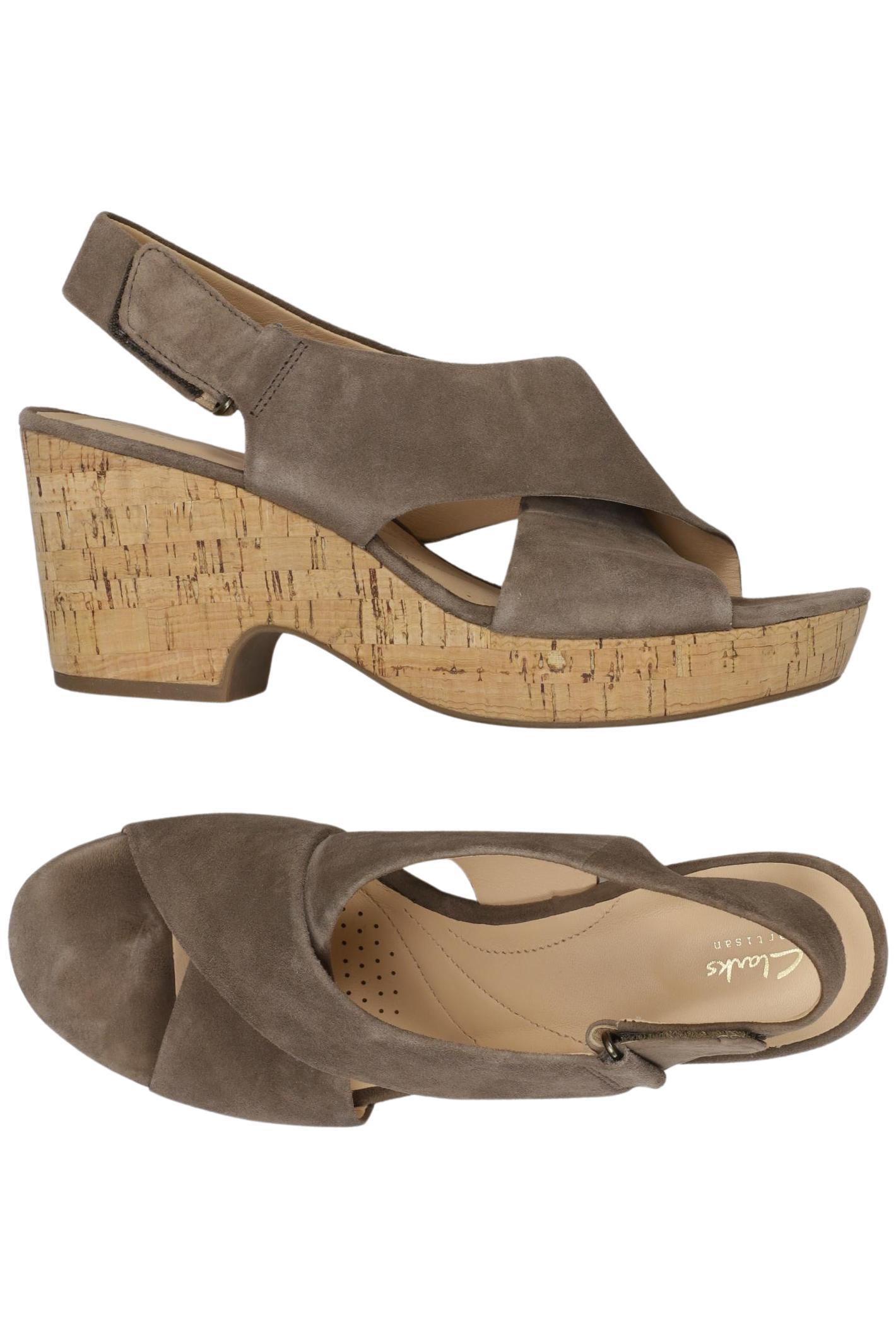 

Clarks Damen Sandale, grau, Gr. 39.5