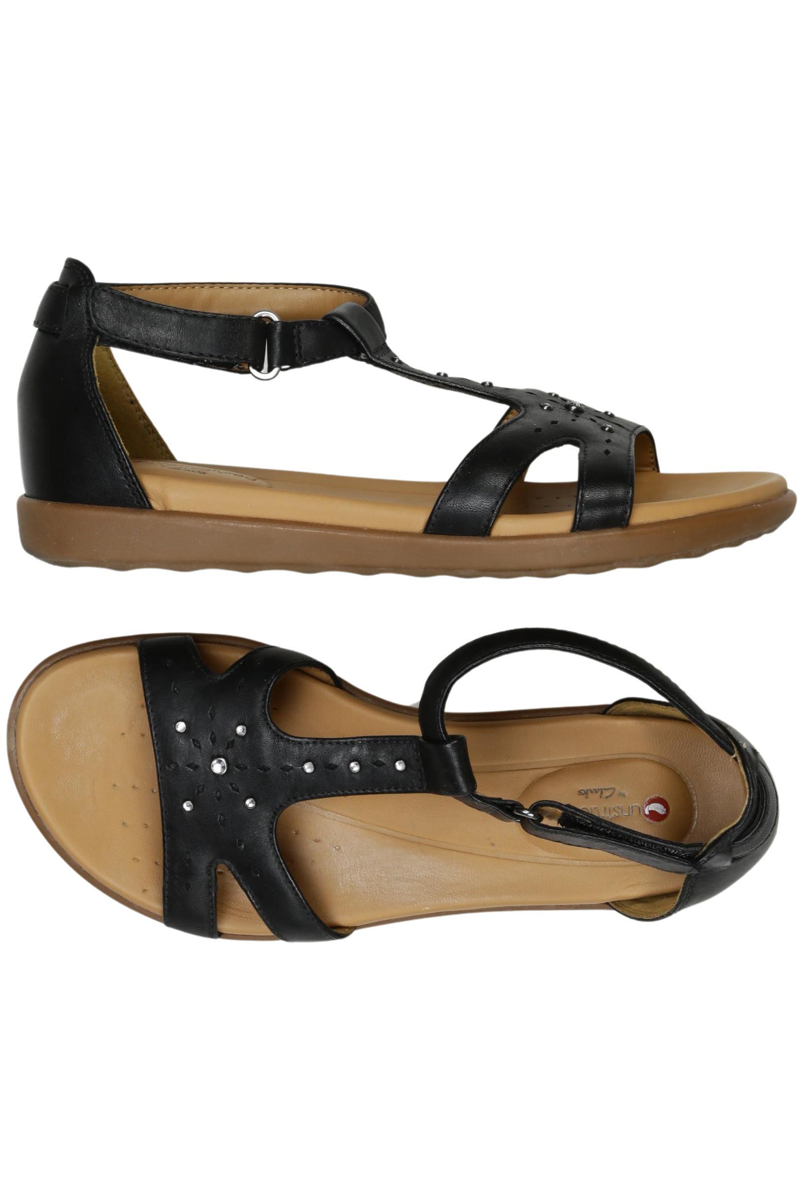 

Clarks Damen Sandale, schwarz, Gr. 36.5