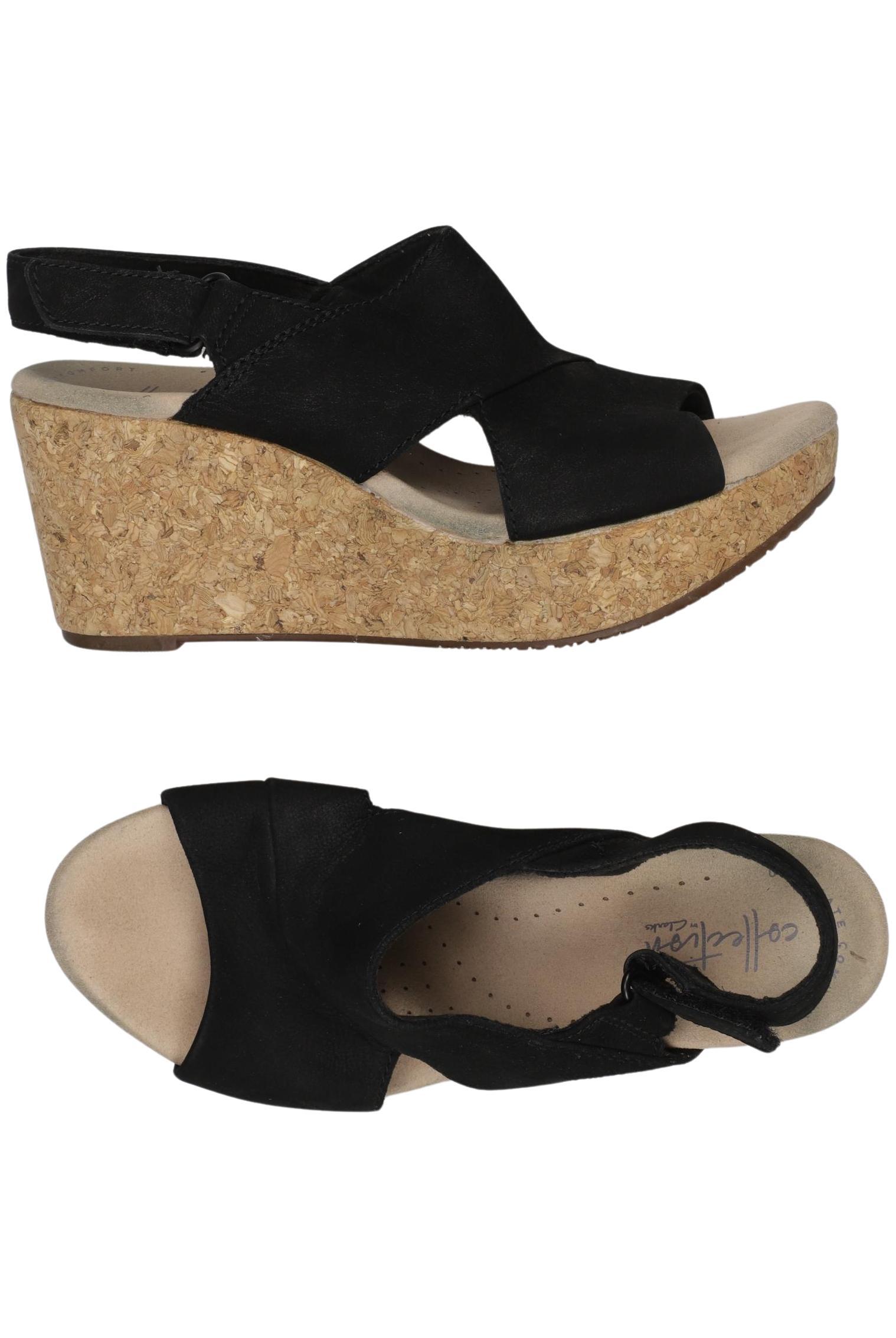 

Clarks Damen Sandale, schwarz, Gr. 37.5