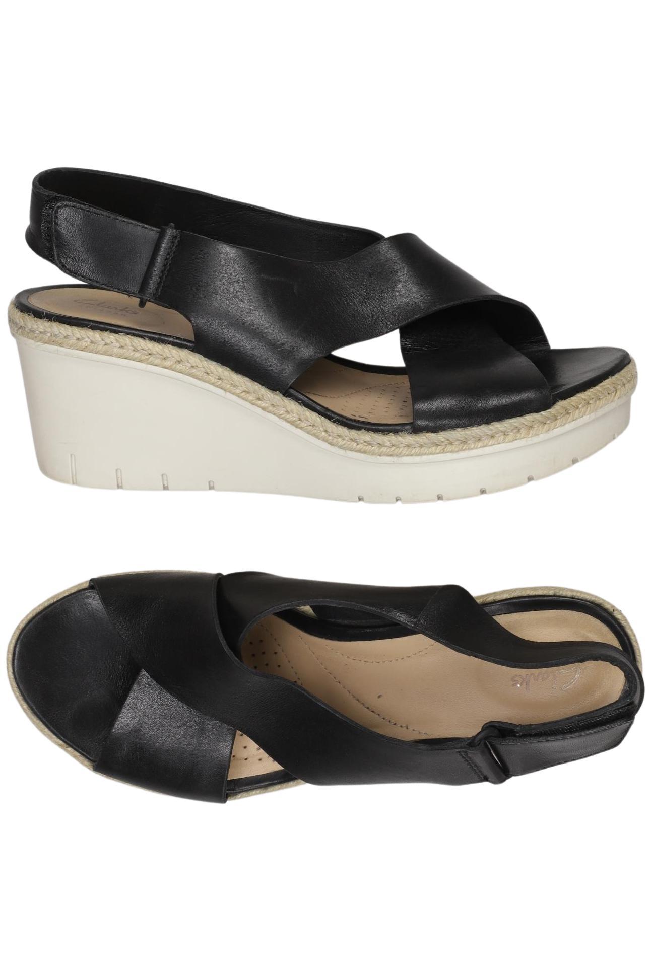 

Clarks Damen Sandale, schwarz, Gr. 39