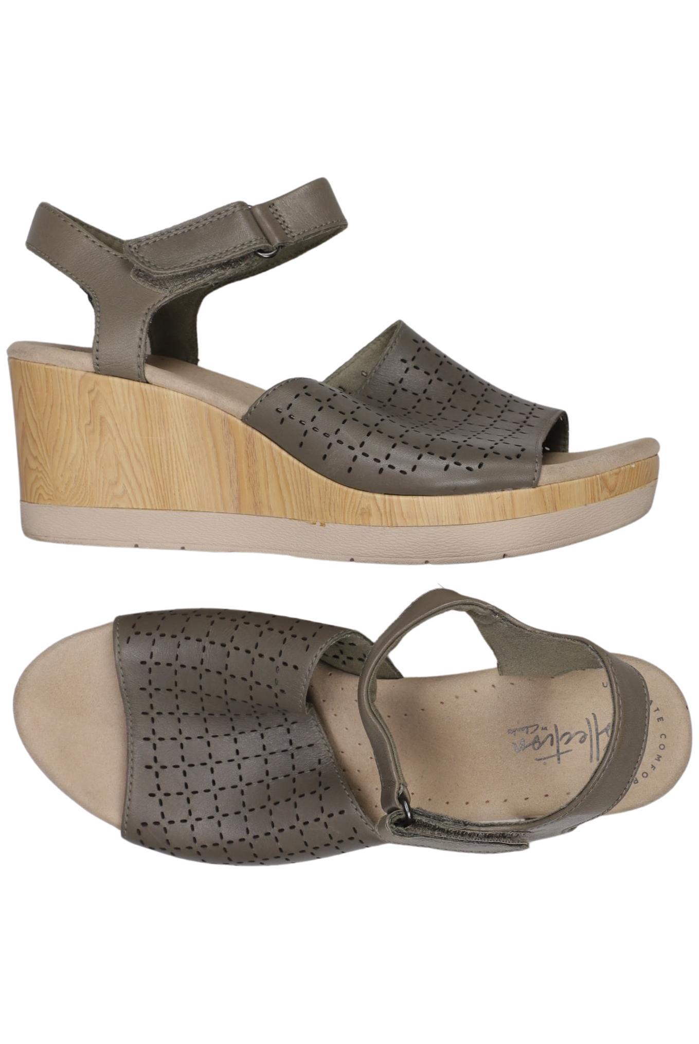 

Clarks Damen Sandale, grün, Gr. 39