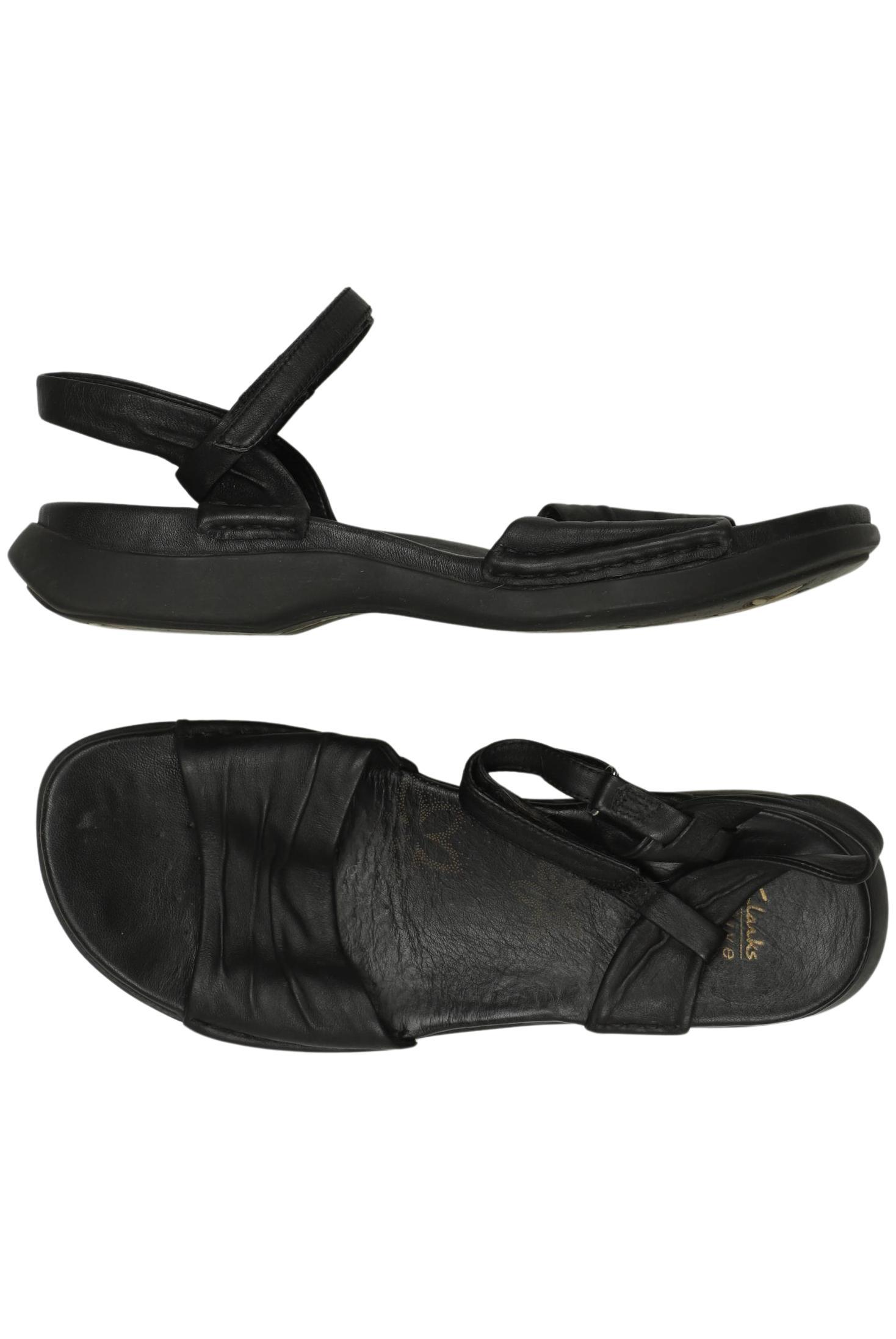 

Clarks Damen Sandale, schwarz, Gr. 6.5