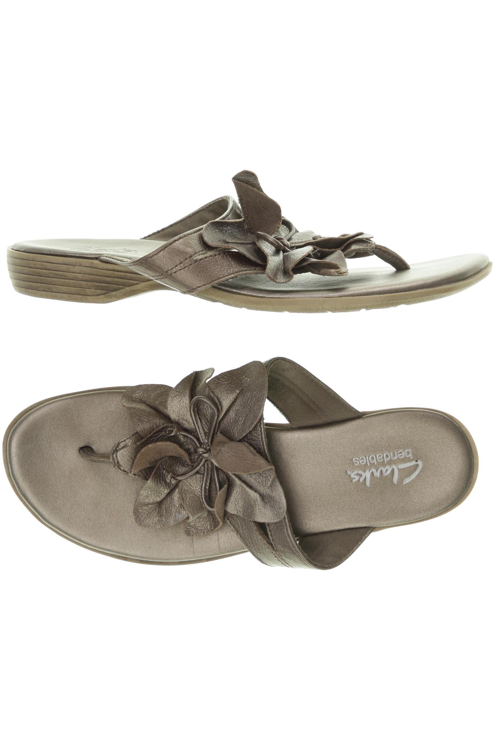 

Clarks Damen Sandale, braun, Gr. 6