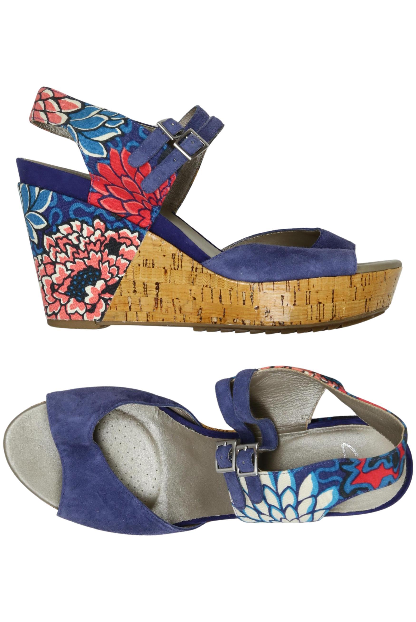 

Clarks Damen Sandale, blau, Gr. 7