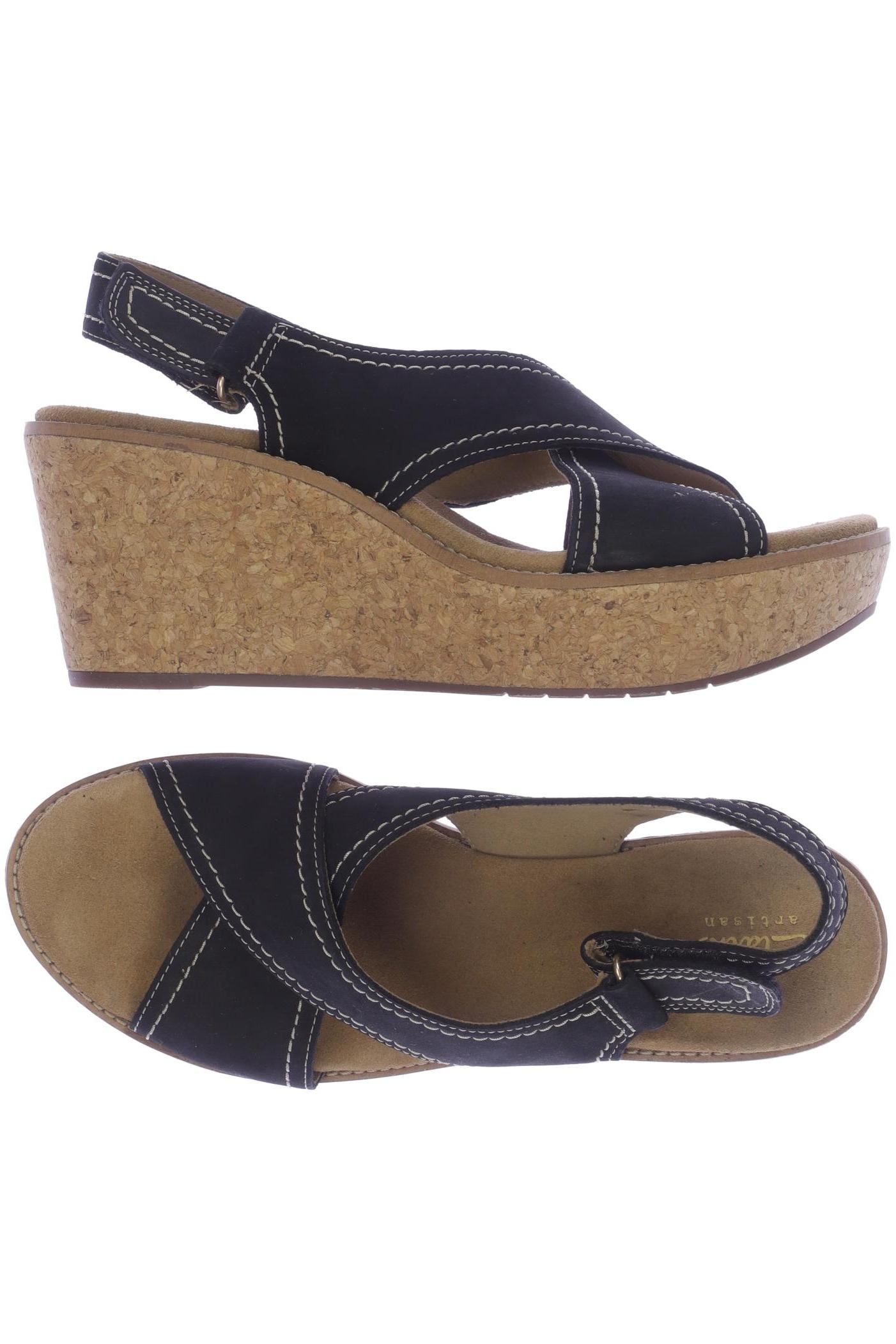 

Clarks Damen Sandale, schwarz, Gr. 40