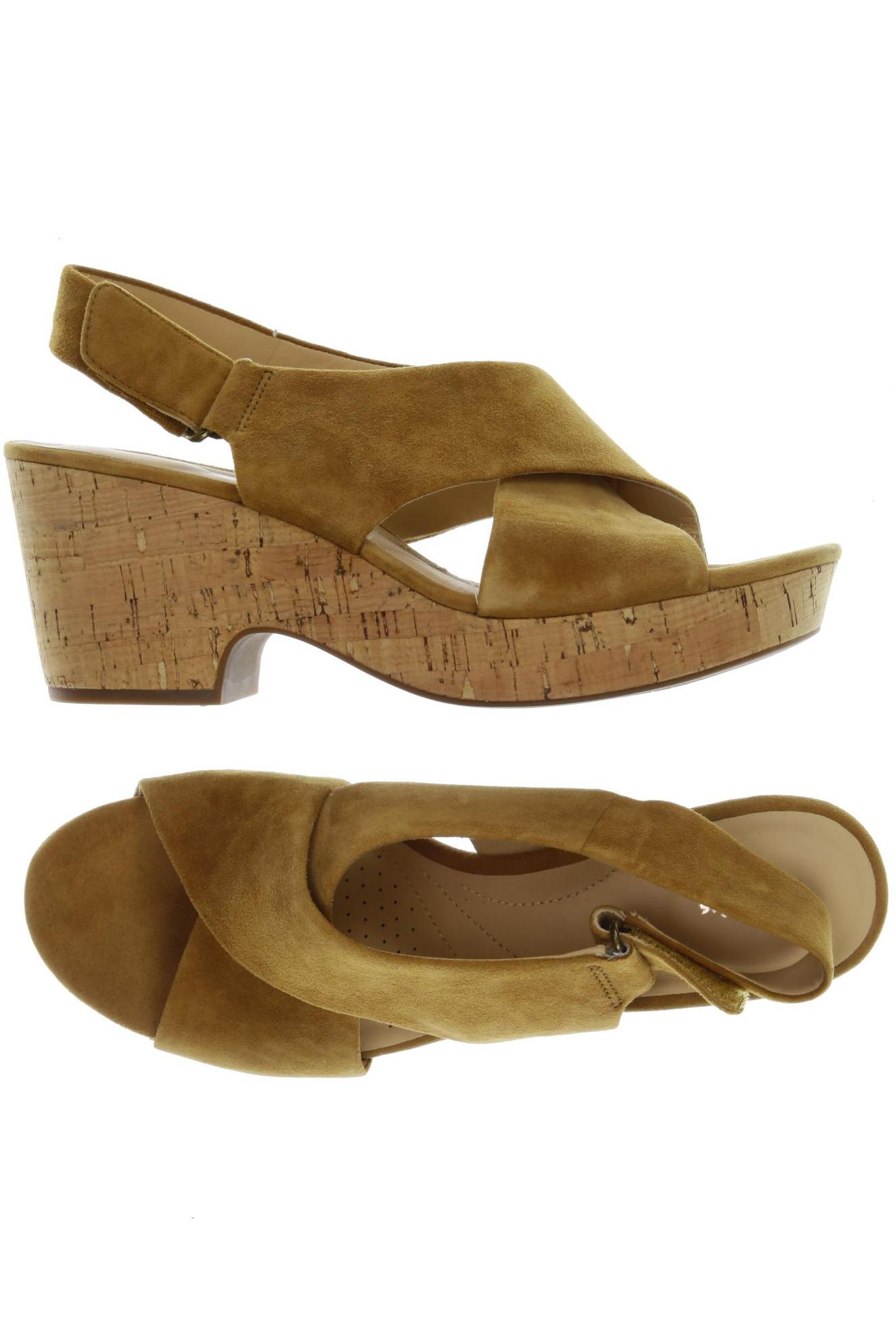 

Clarks Damen Sandale, gelb, Gr. 41