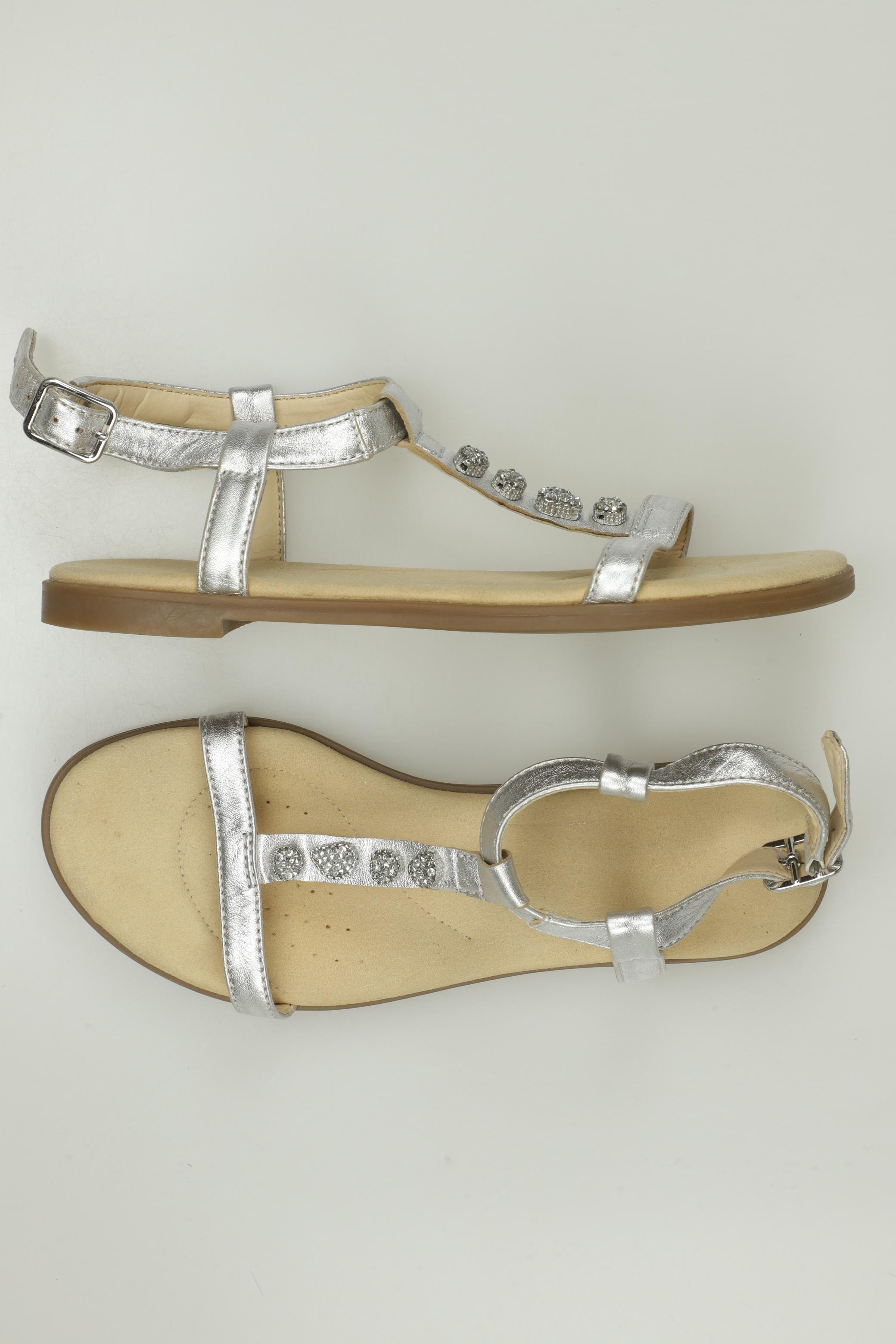 

Clarks Damen Sandale, silber, Gr. 38