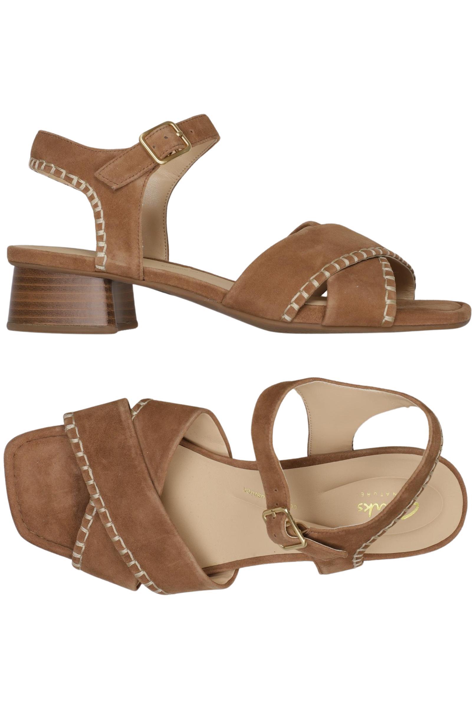 

Clarks Damen Sandale, braun, Gr. 40