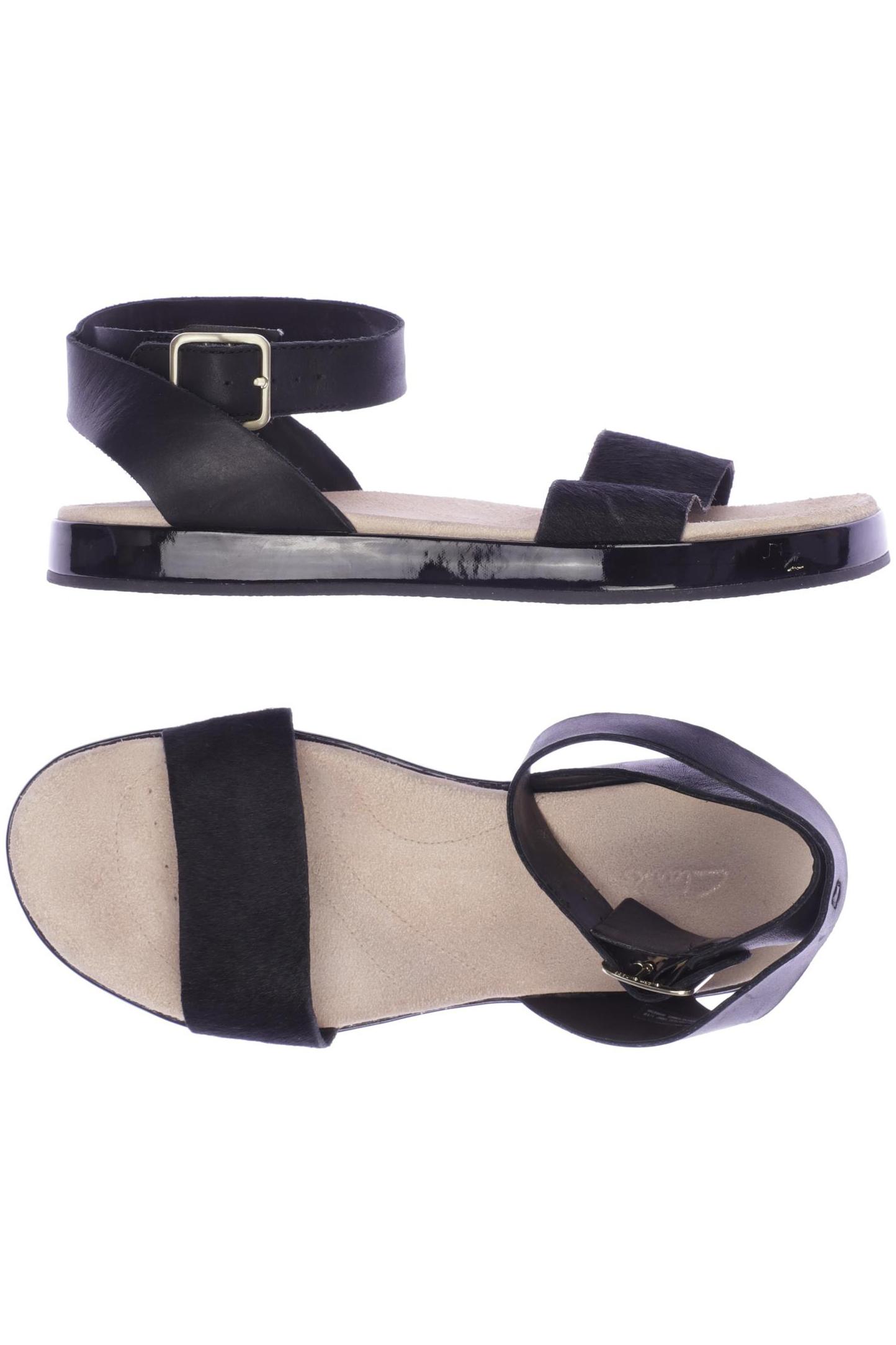 

Clarks Damen Sandale, schwarz, Gr. 39.5