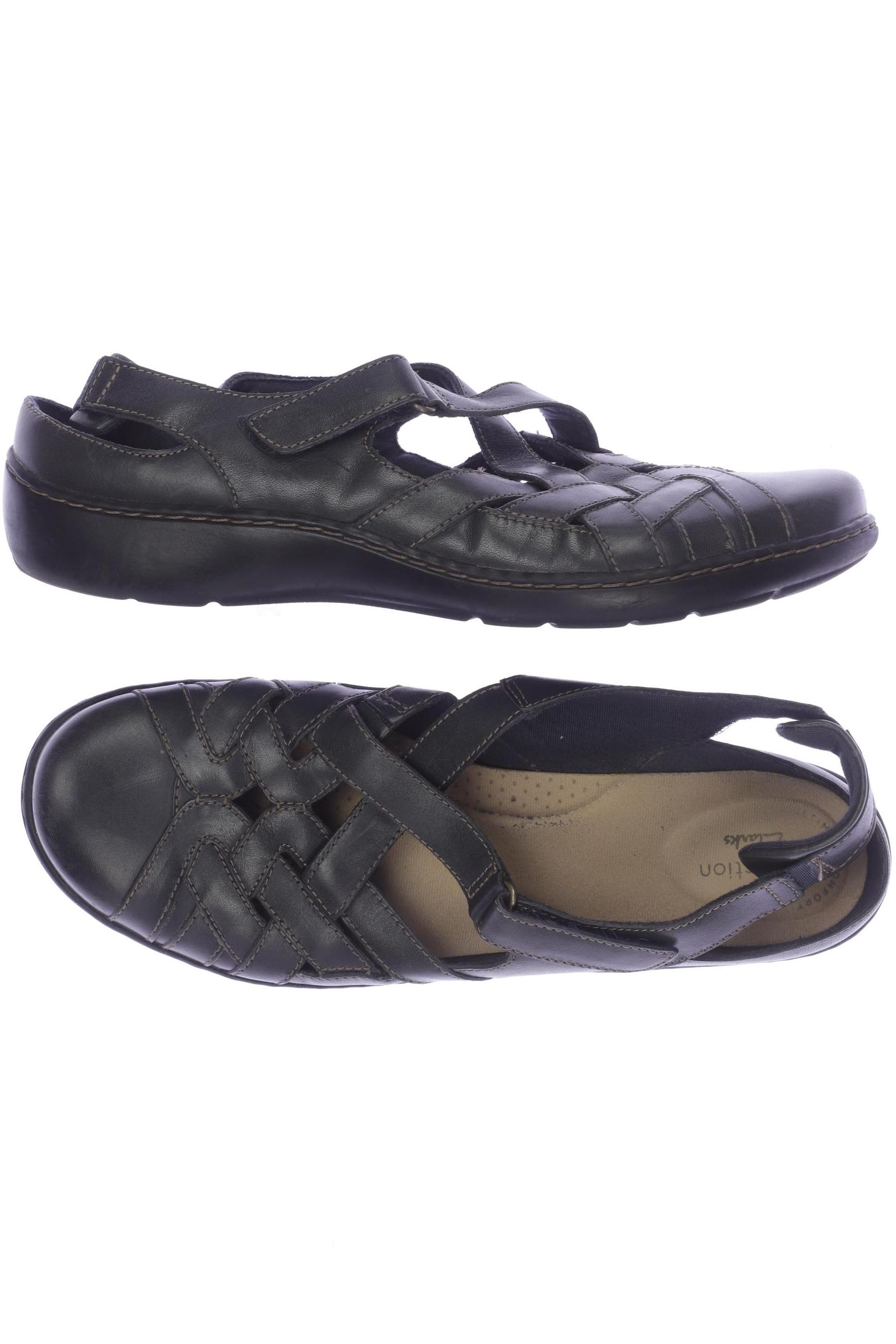 

Clarks Damen Sandale, schwarz, Gr. 41.5