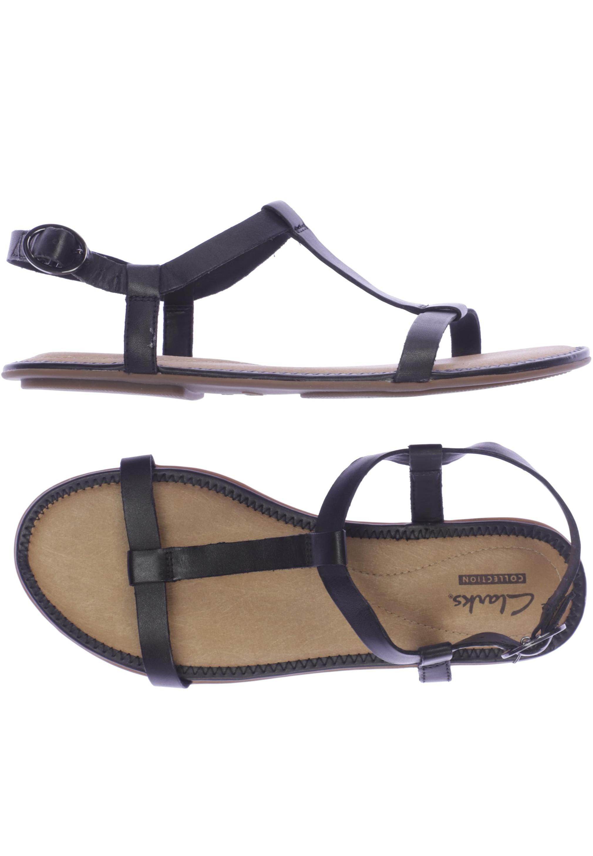 

Clarks Damen Sandale, schwarz, Gr. 5