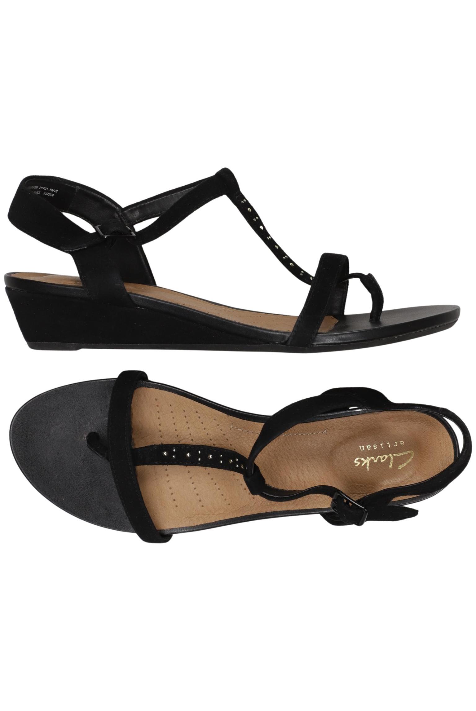 

Clarks Damen Sandale, schwarz, Gr. 39.5