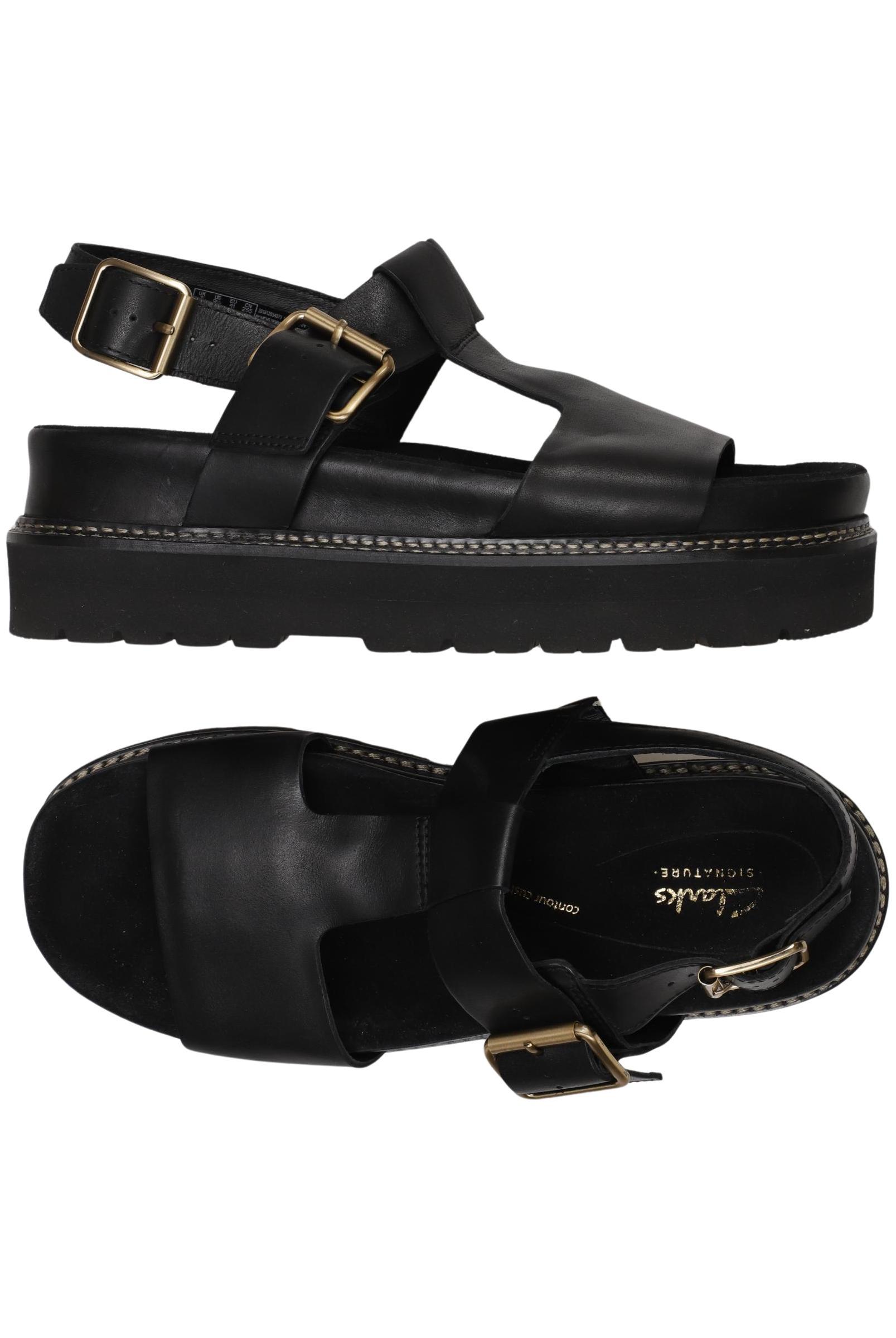 

Clarks Damen Sandale, schwarz, Gr. 7