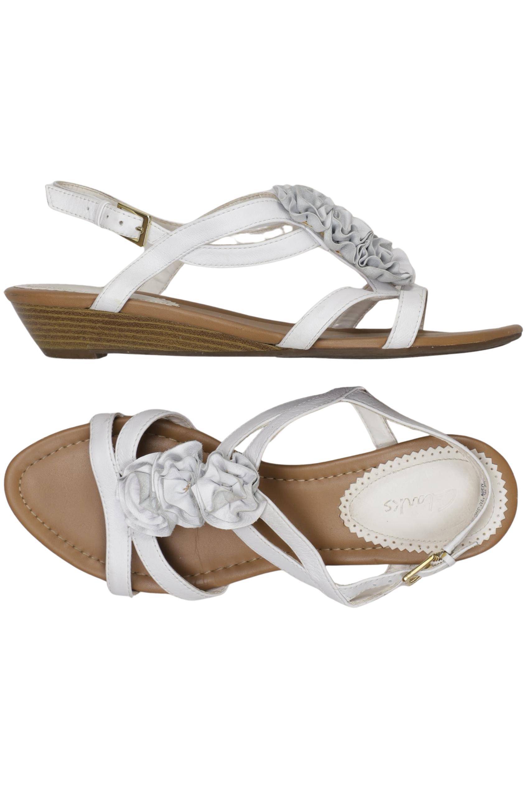 

Clarks Damen Sandale, weiß, Gr. 7