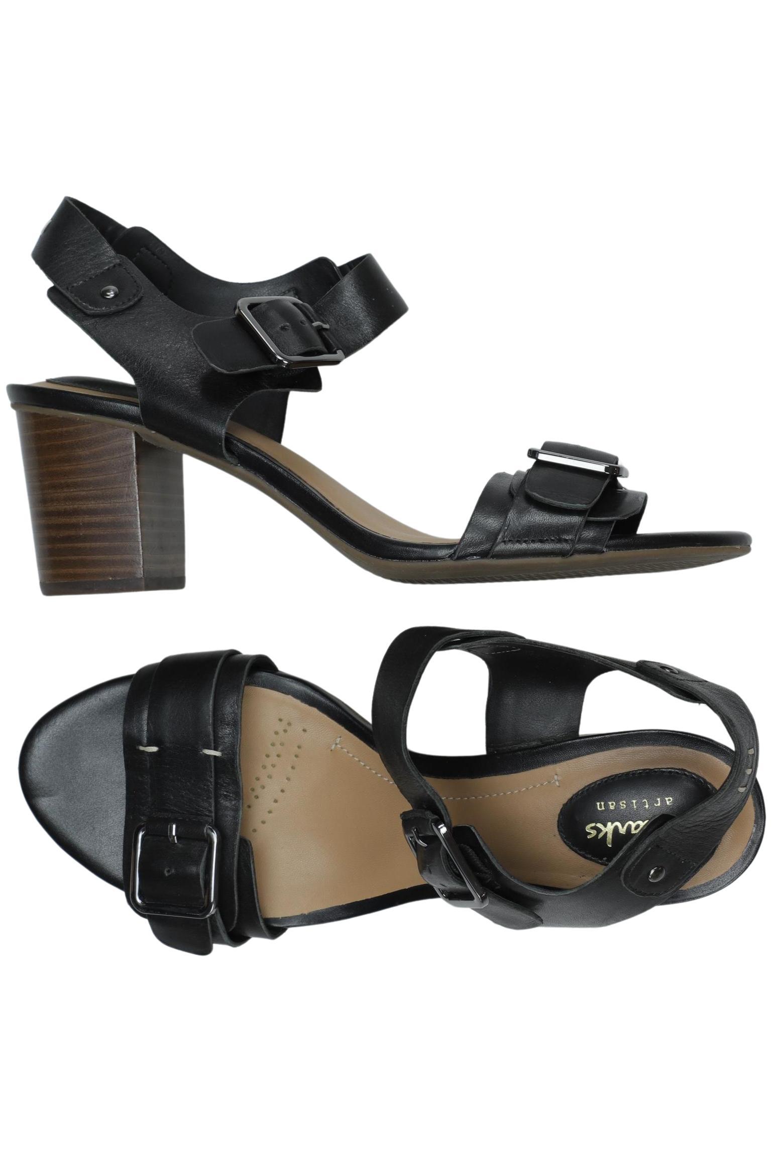 

Clarks Damen Sandale, schwarz, Gr. 40
