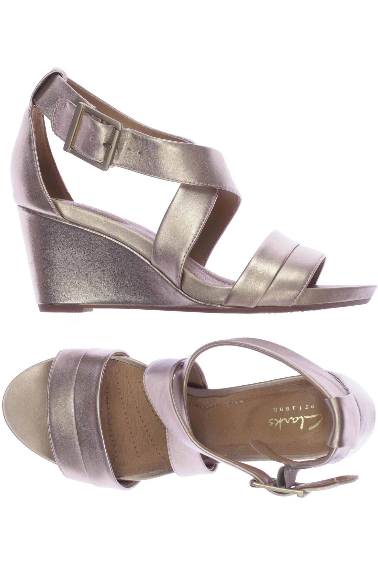 

Clarks Damen Sandale, gold, Gr. 37