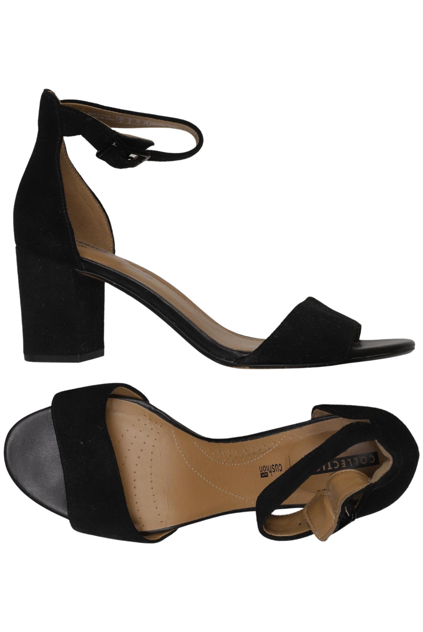 

Clarks Damen Sandale, schwarz, Gr. 6.5