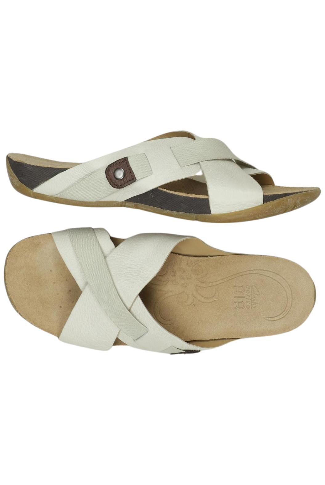 

Clarks Damen Sandale, cremeweiß, Gr. 5