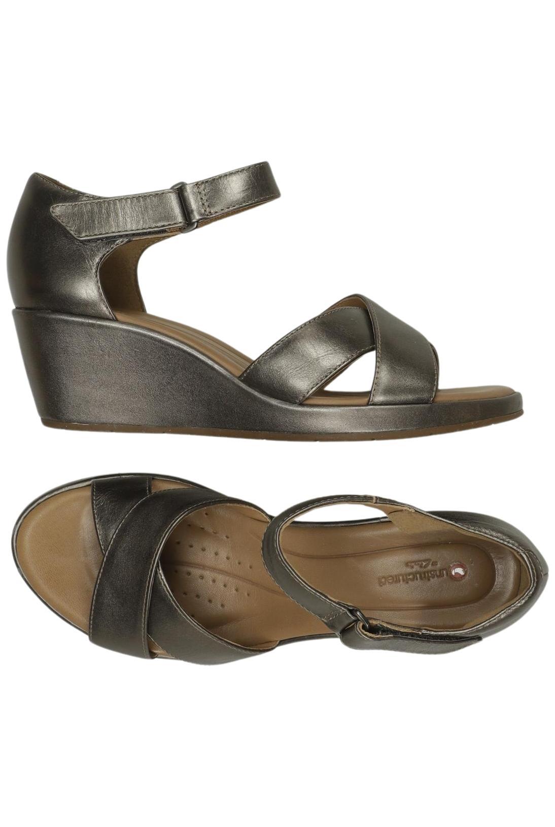 

Clarks Damen Sandale, grau, Gr. 39.5