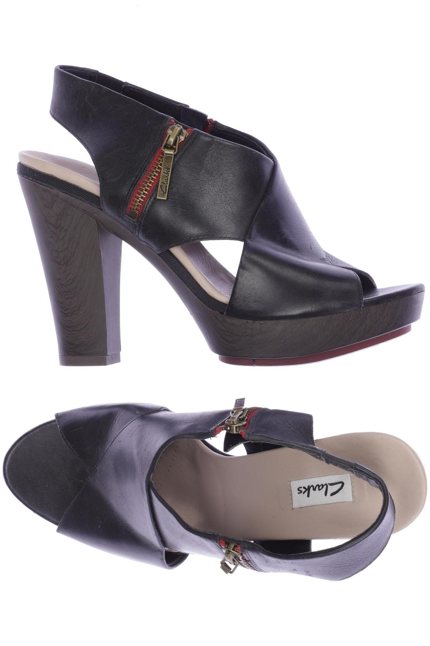 

Clarks Damen Sandale, schwarz, Gr. 7