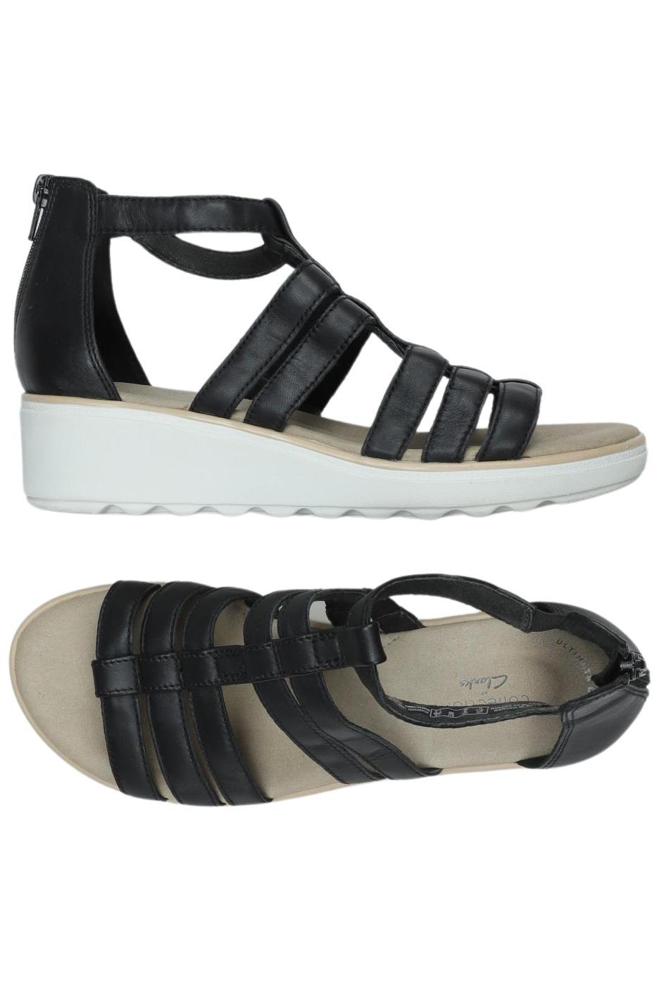 

Clarks Damen Sandale, schwarz, Gr. 39