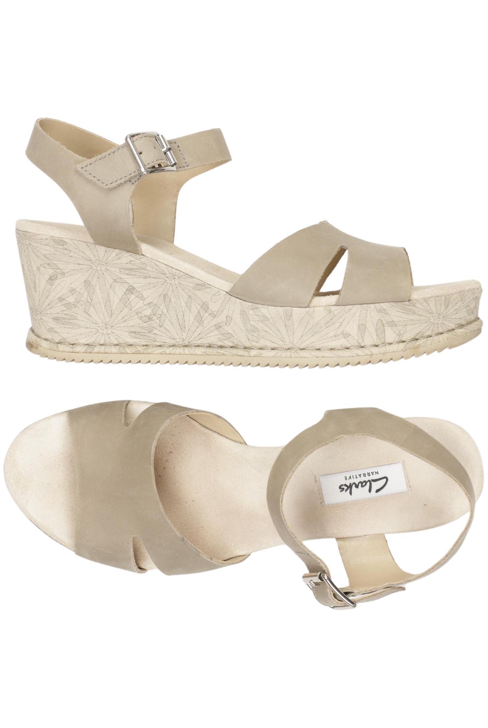 

Clarks Damen Sandale, beige, Gr. 39.5