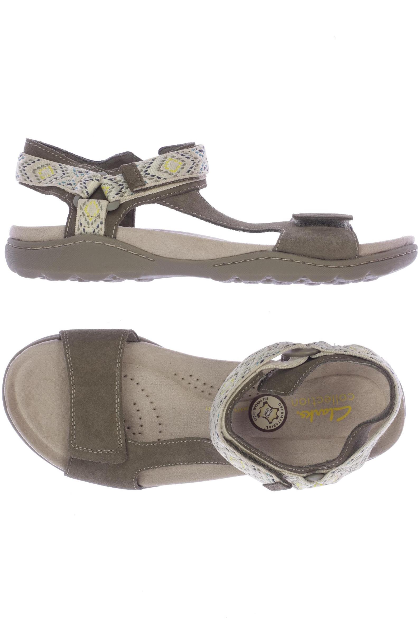 

Clarks Damen Sandale, grün, Gr. 38