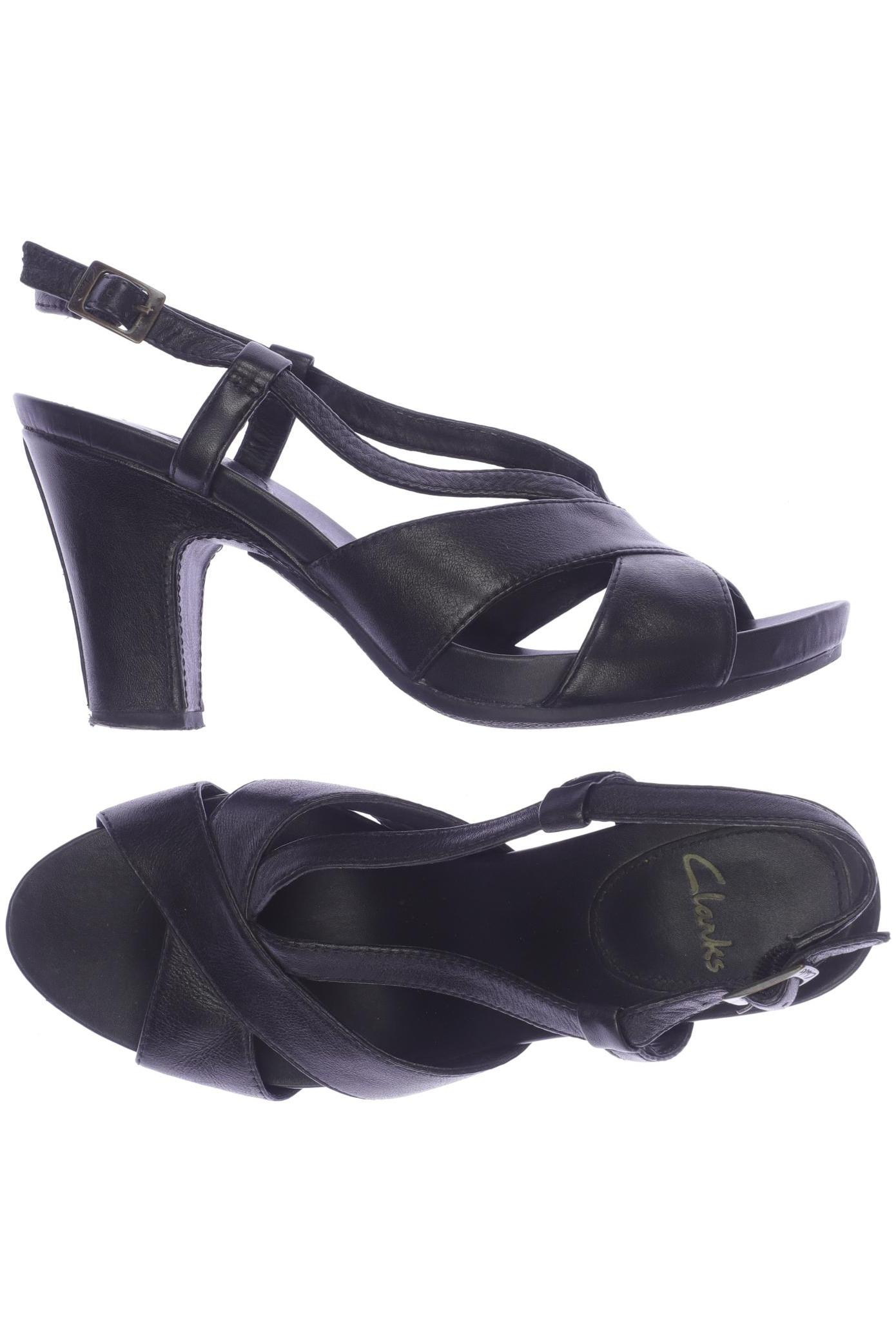 

Clarks Damen Sandale, schwarz, Gr. 6