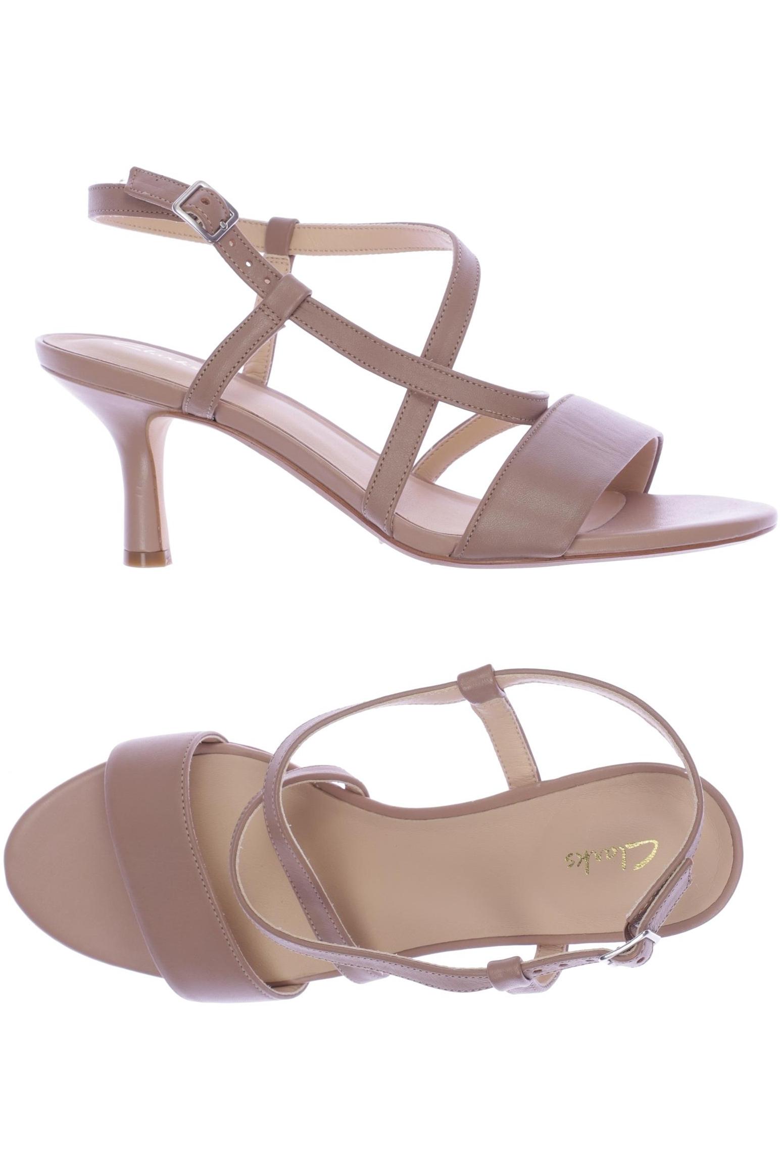 

Clarks Damen Sandale, braun, Gr. 38