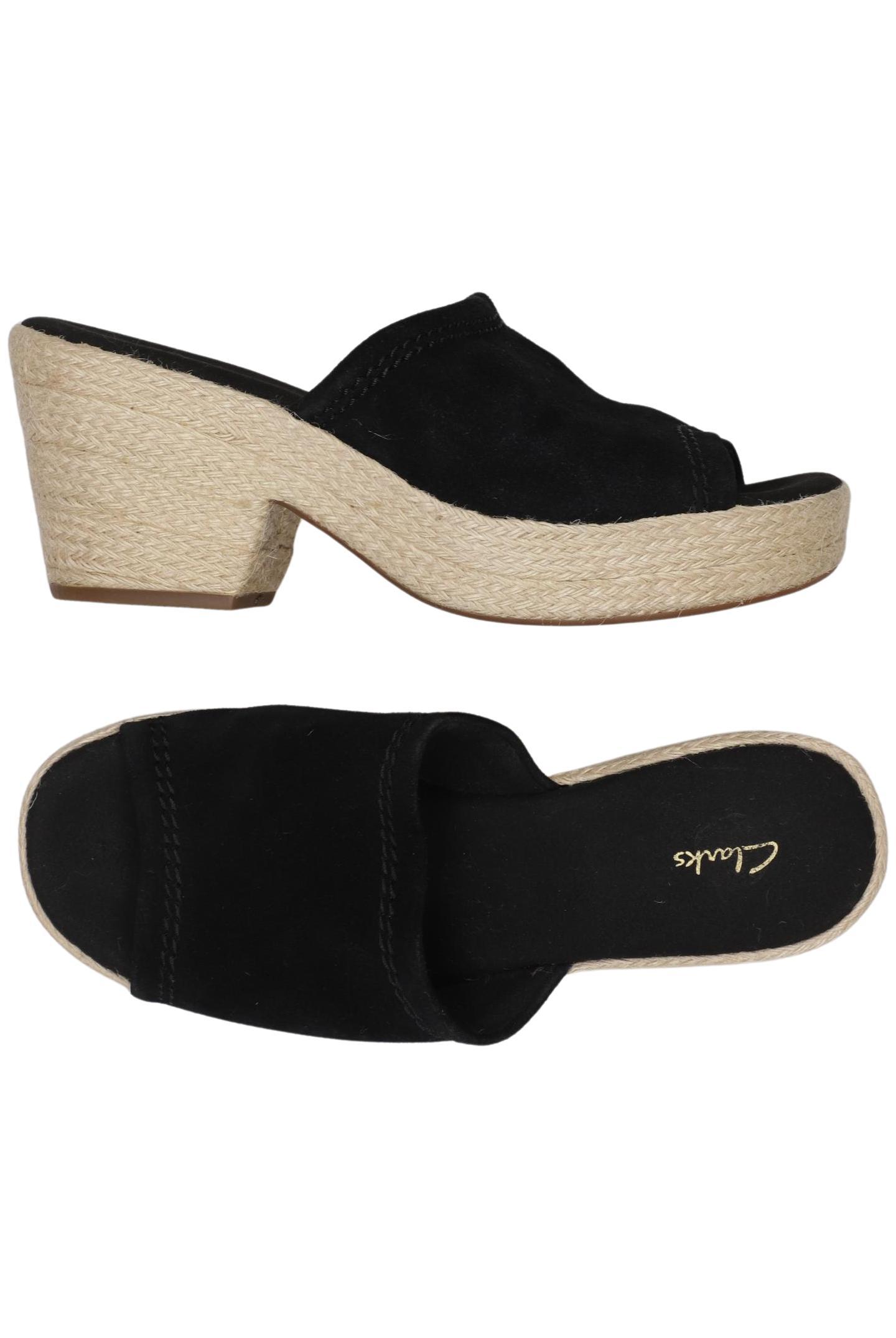 

Clarks Damen Sandale, schwarz, Gr. 39.5