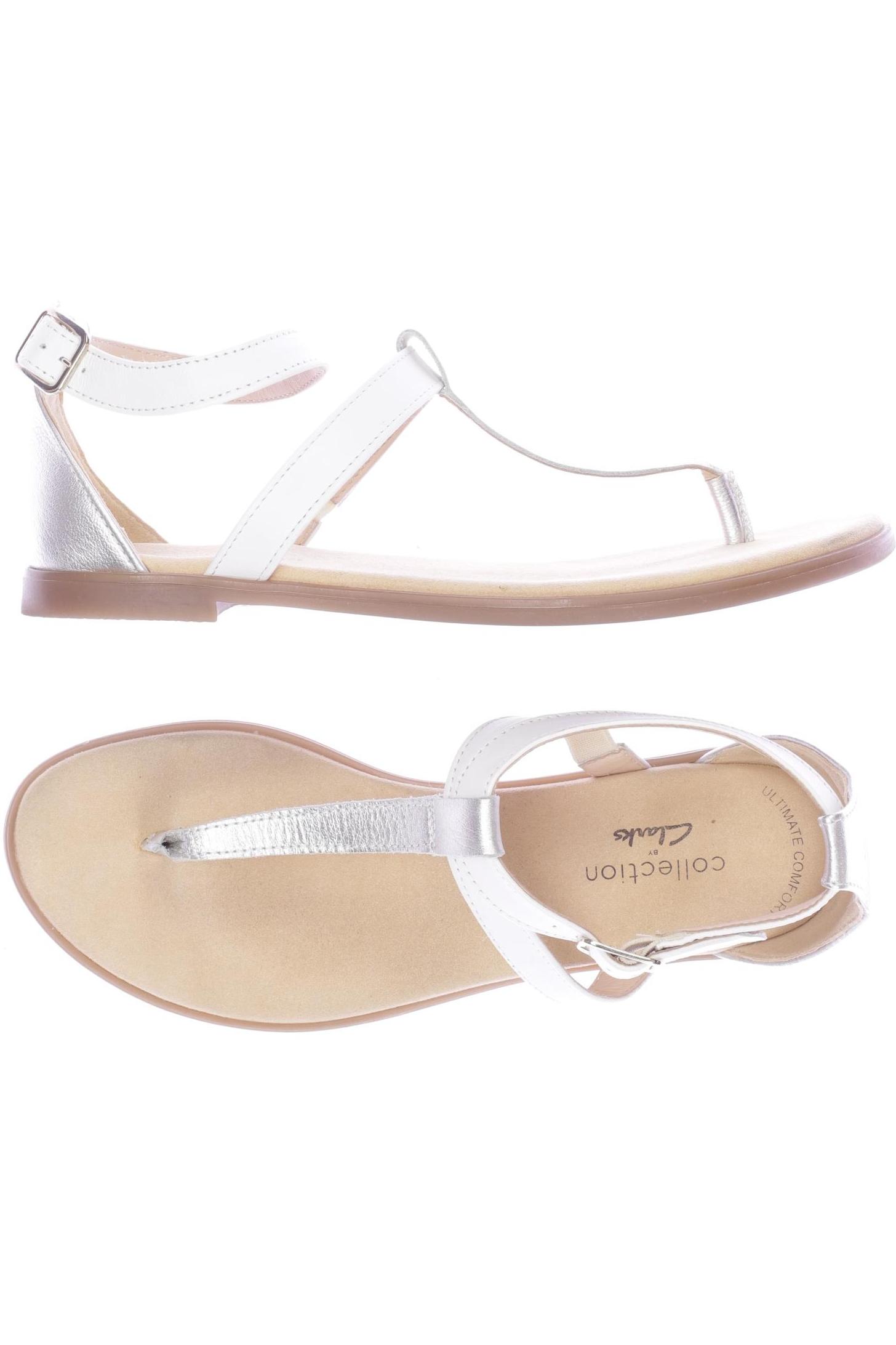 

Clarks Damen Sandale, weiß, Gr. 39