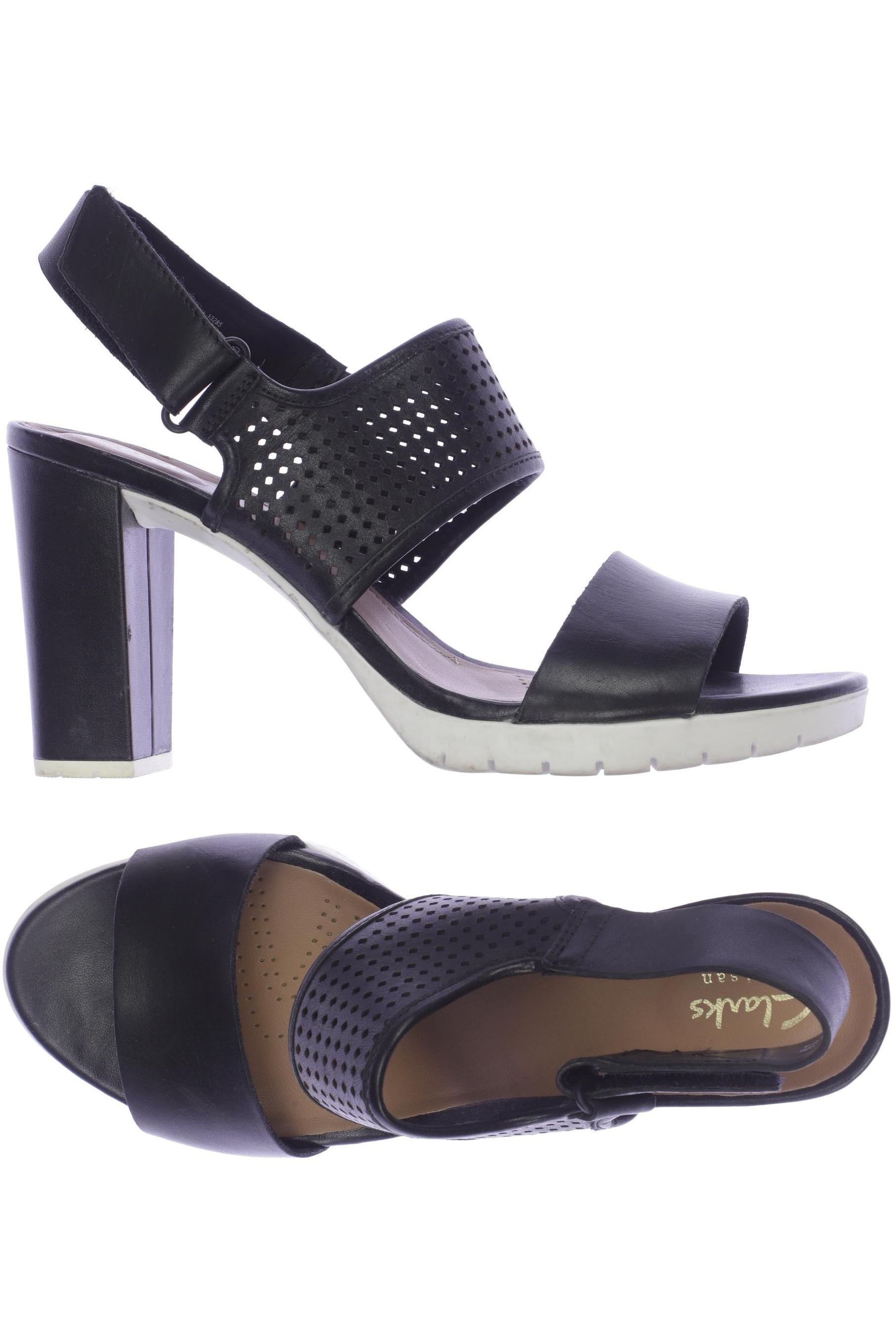 

Clarks Damen Sandale, schwarz, Gr. 40