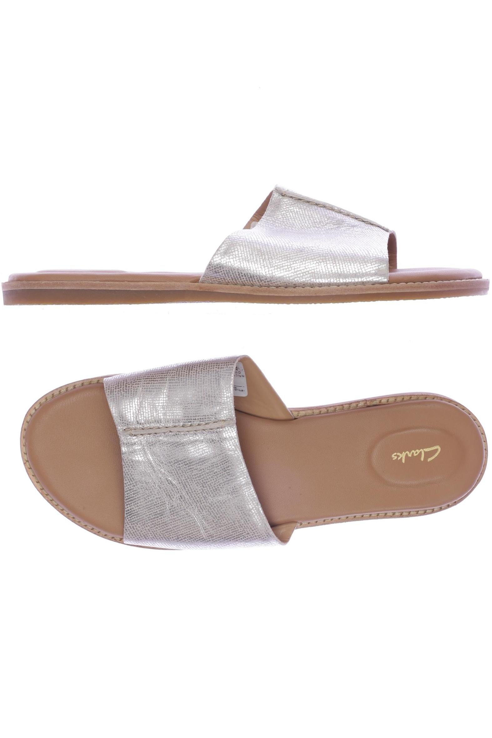 

Clarks Damen Sandale, silber, Gr. 38
