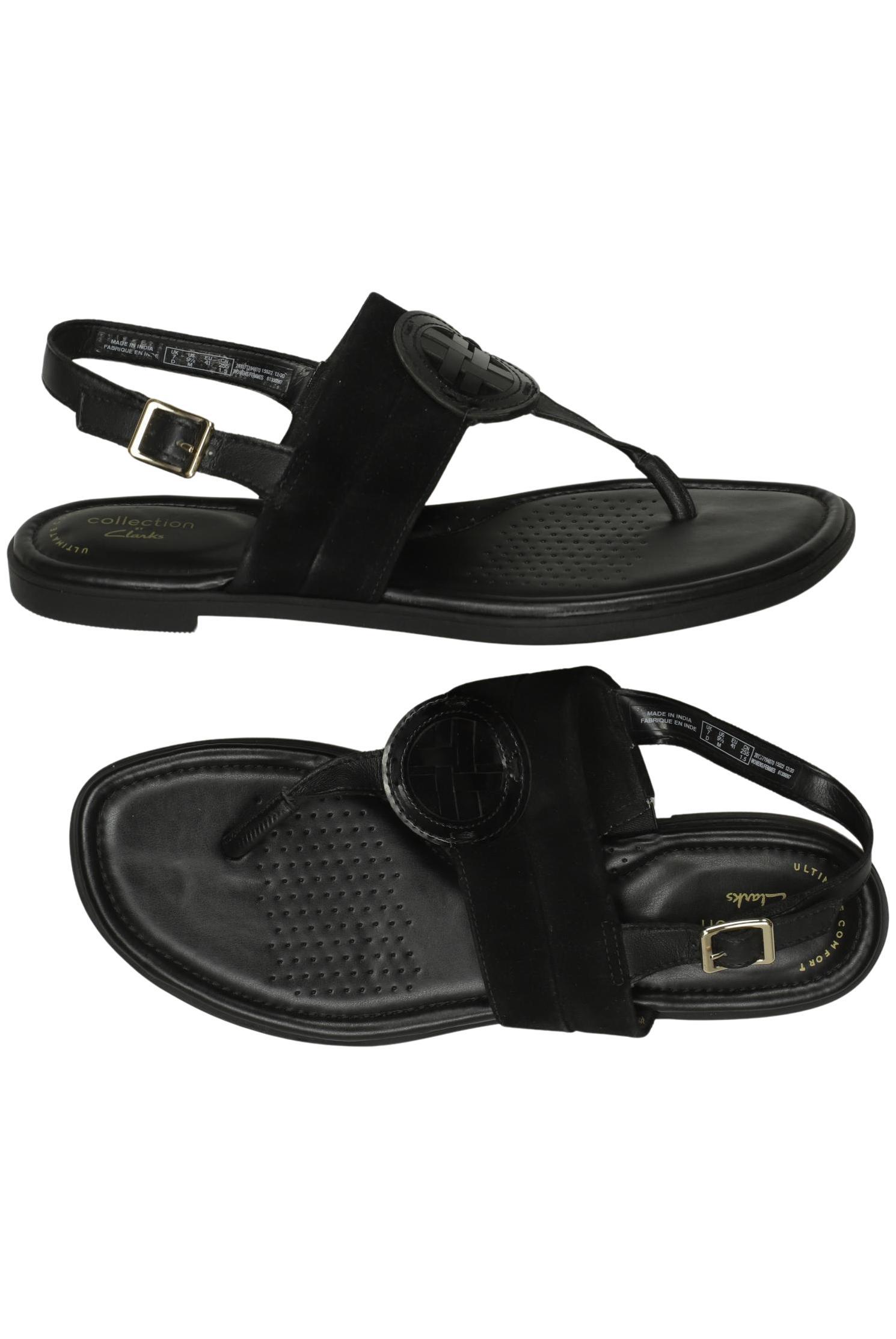 

Clarks Damen Sandale, schwarz, Gr. 41