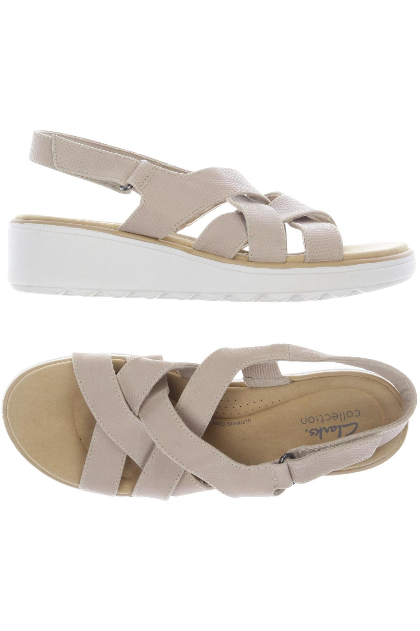 

Clarks Damen Sandale, beige, Gr. 41