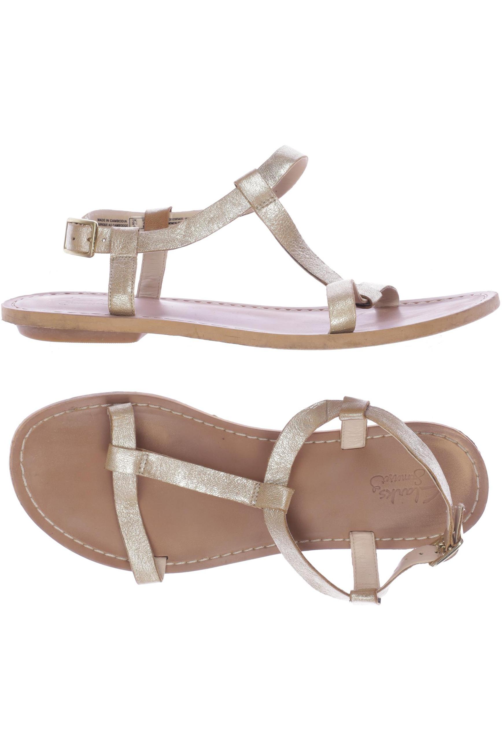 

Clarks Damen Sandale, gold, Gr. 39