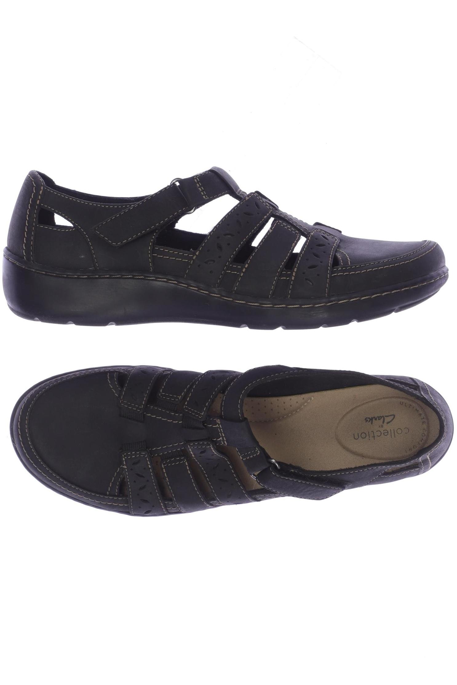 

Clarks Damen Sandale, schwarz, Gr. 41